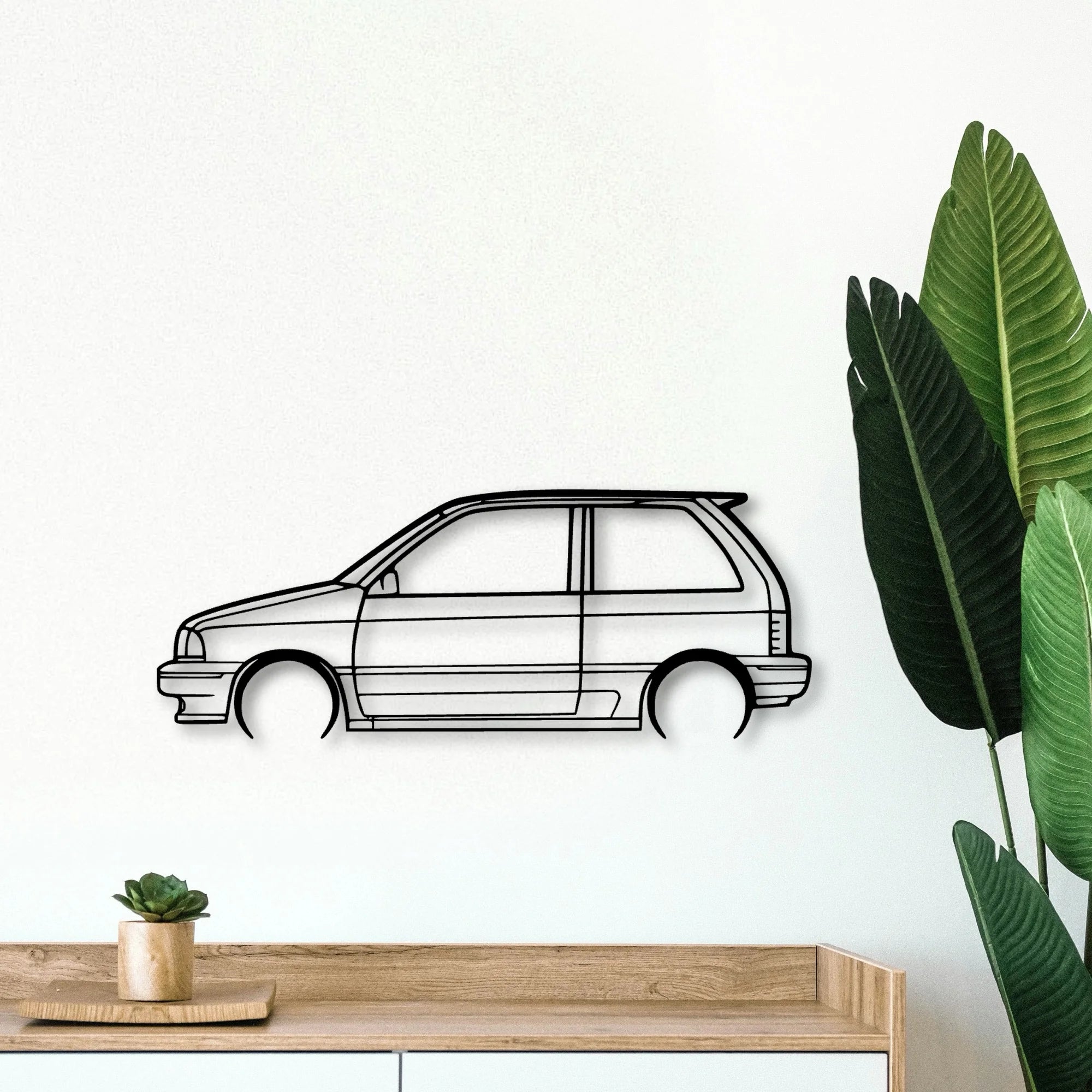 Festiva 1993 Classic Silhouette Metal Wall Art - Tinvibe
