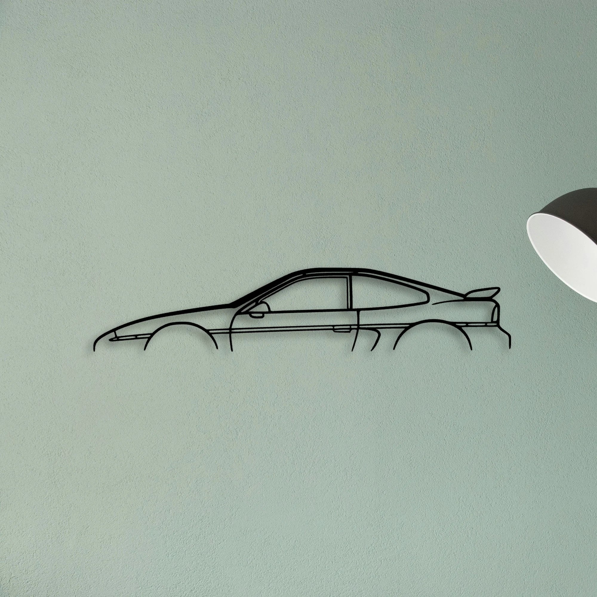 Fiero GT Classic Silhouette Metal Wall Art - Tinvibe