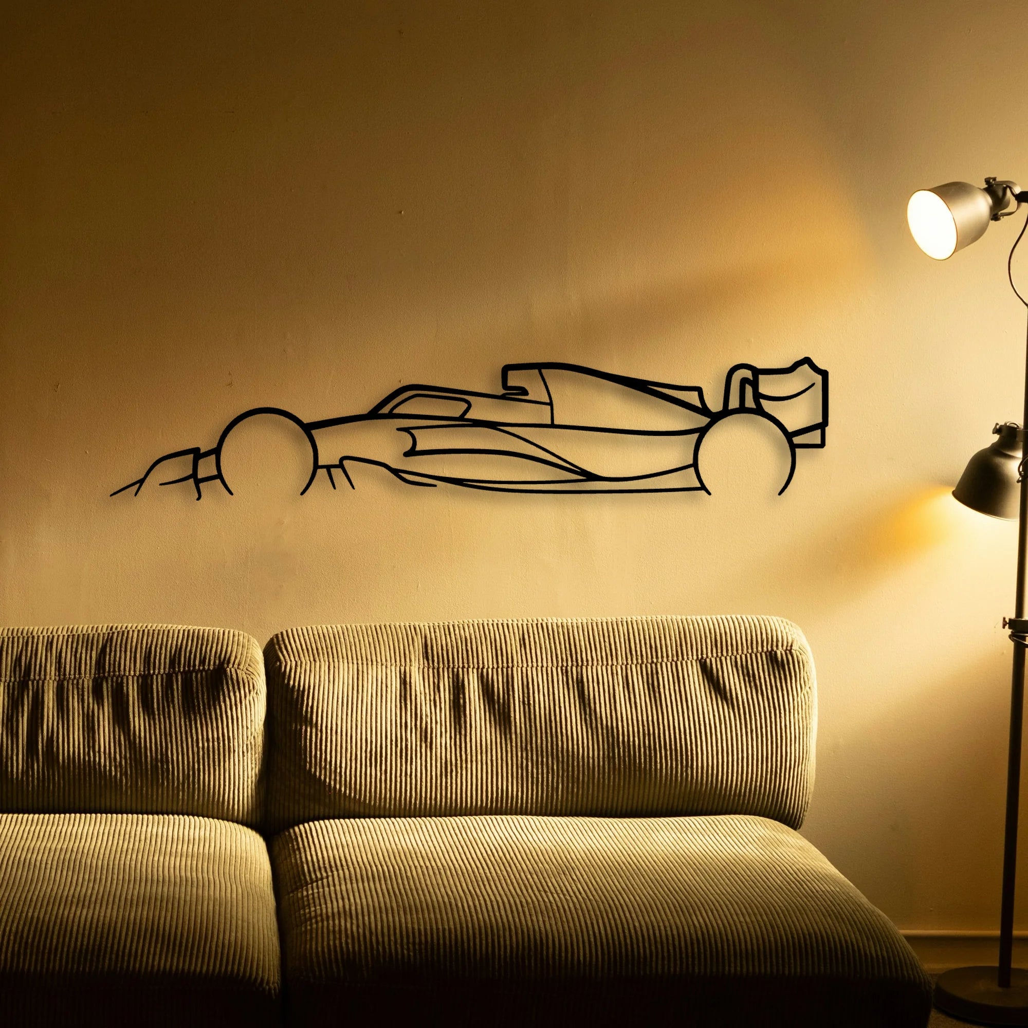 Formula ONE 2022 2023 F1 Classic Silhouette Metal Wall Art - Tinvibe