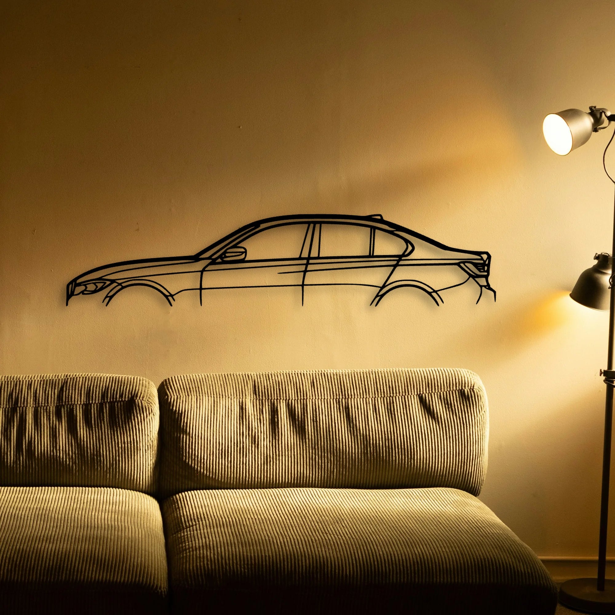 G20 M340 Classic Silhouette Metal Wall Art - Tinvibe
