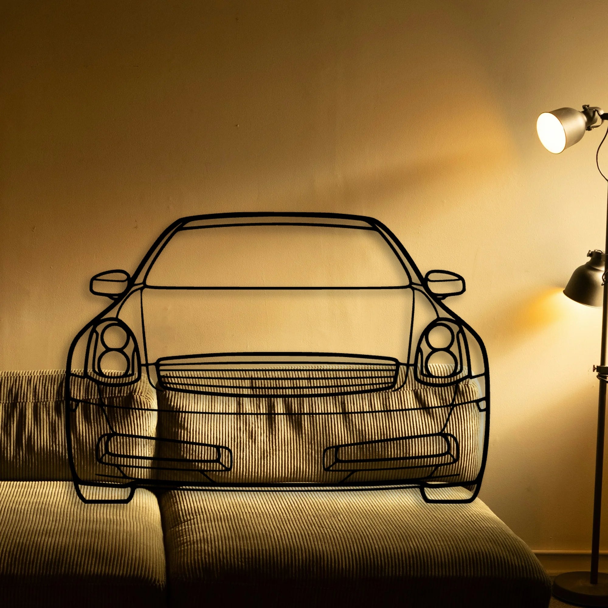 G35 2007 Classic Silhouette Metal Wall Art - Tinvibe