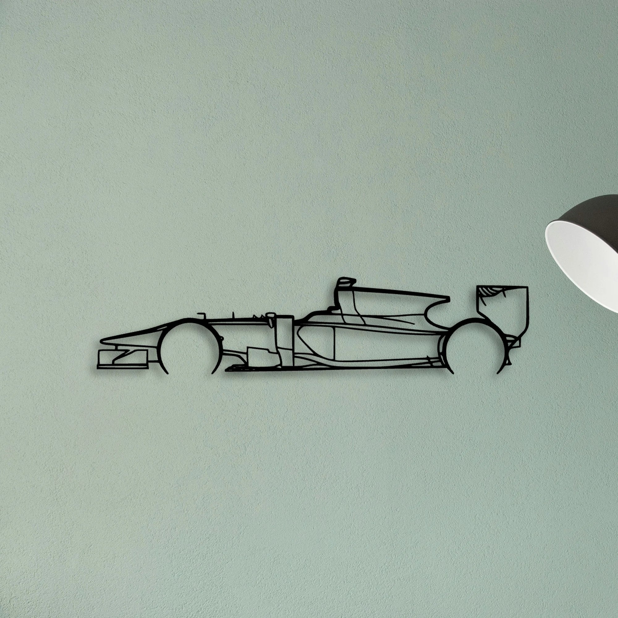 GP2 11 Classic Silhouette Metal Wall Art - Tinvibe