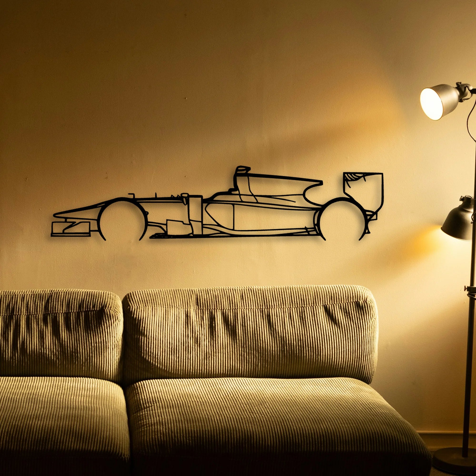 GP2 11 Classic Silhouette Metal Wall Art - Tinvibe