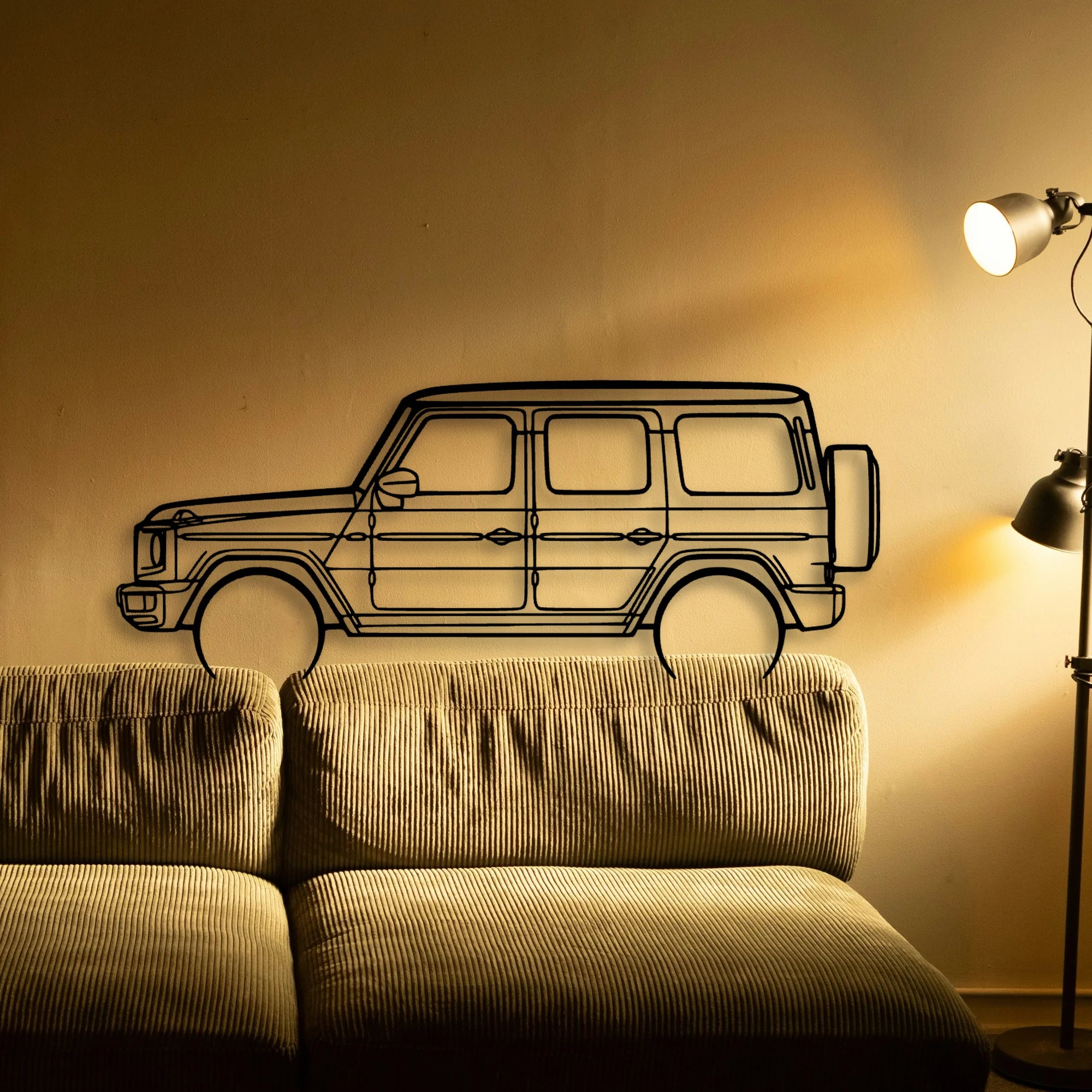 G Class 2020 Classic Silhouette Metal Wall Art - Tinvibe