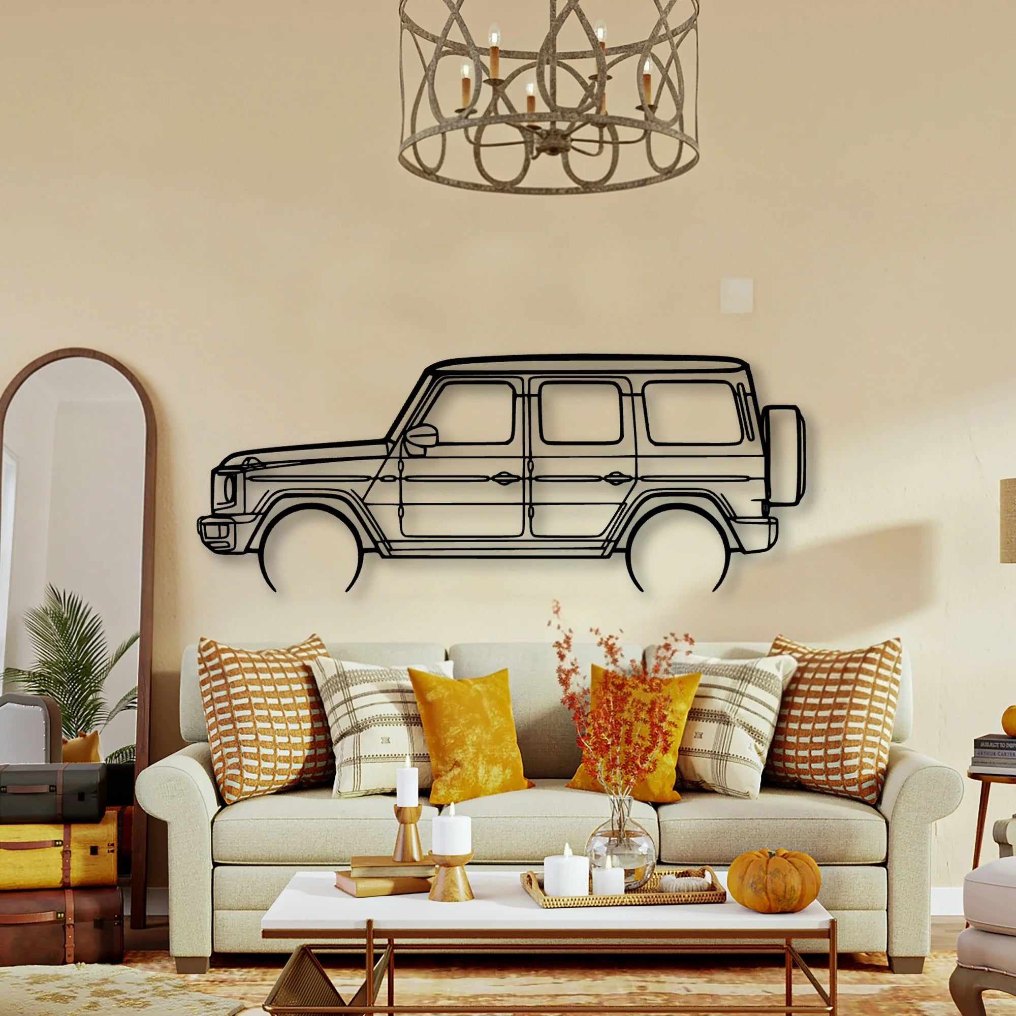 G Class 2020 Classic Silhouette Metal Wall Art - Tinvibe