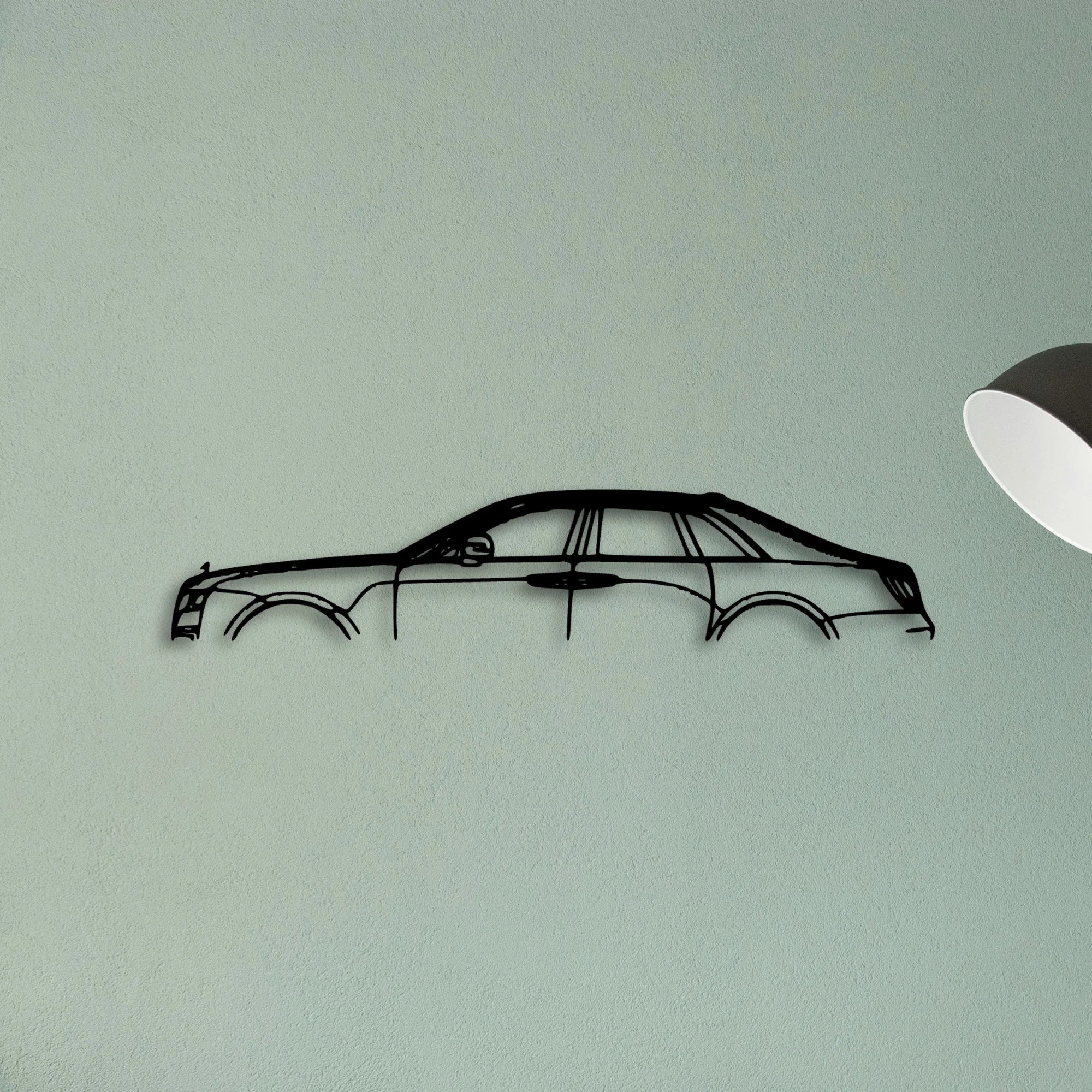 Ghost Black 2022 Classic Silhouette Metal Wall Art - Tinvibe