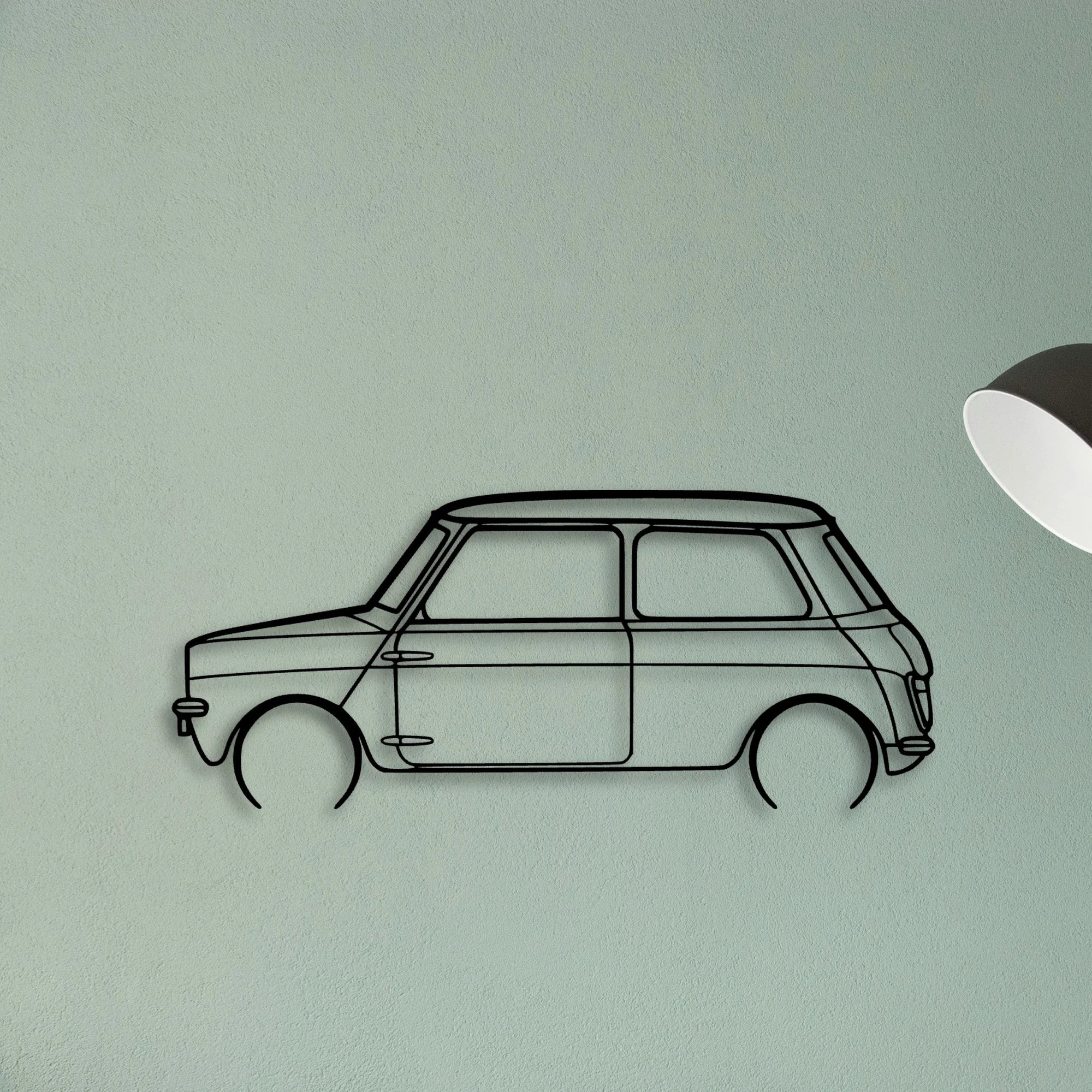 Leyland Classic Silhouette Metal Wall Art - Tinvibe