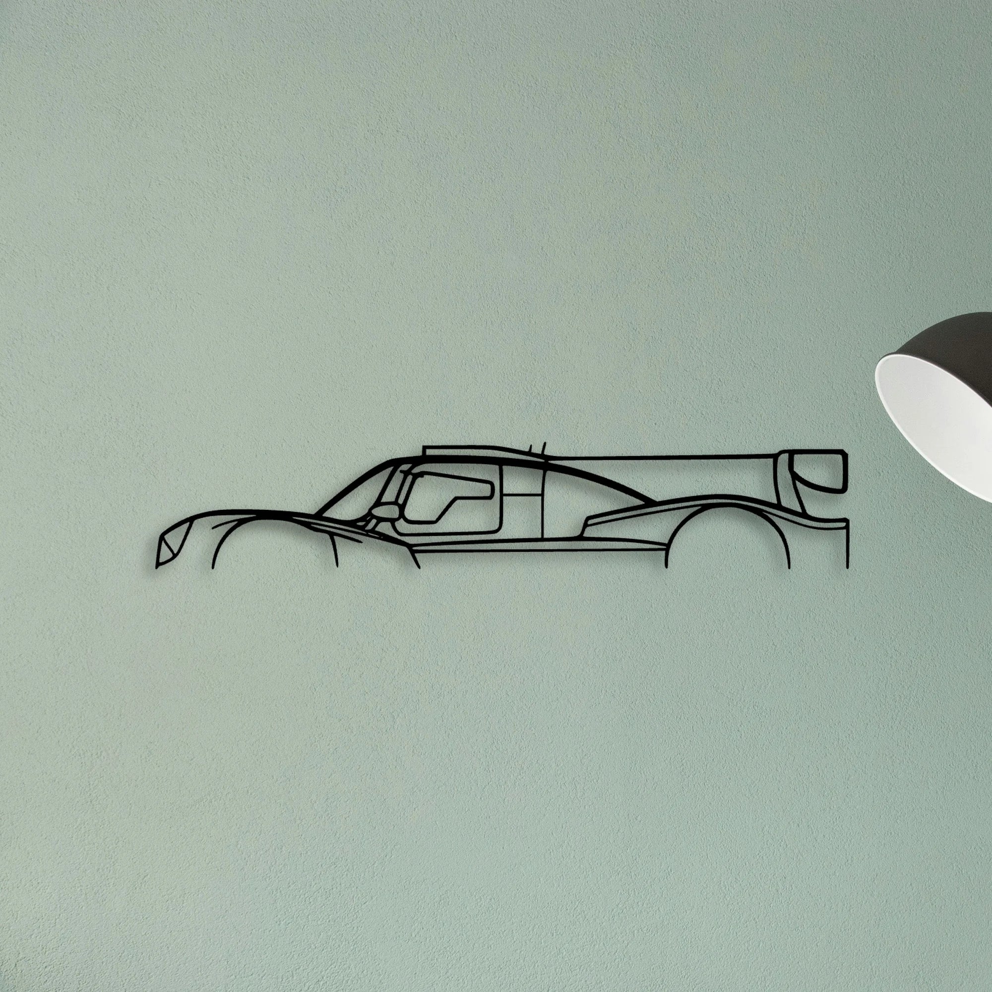M30 LMP3 Classic Silhouette Metal Wall Art - Tinvibe