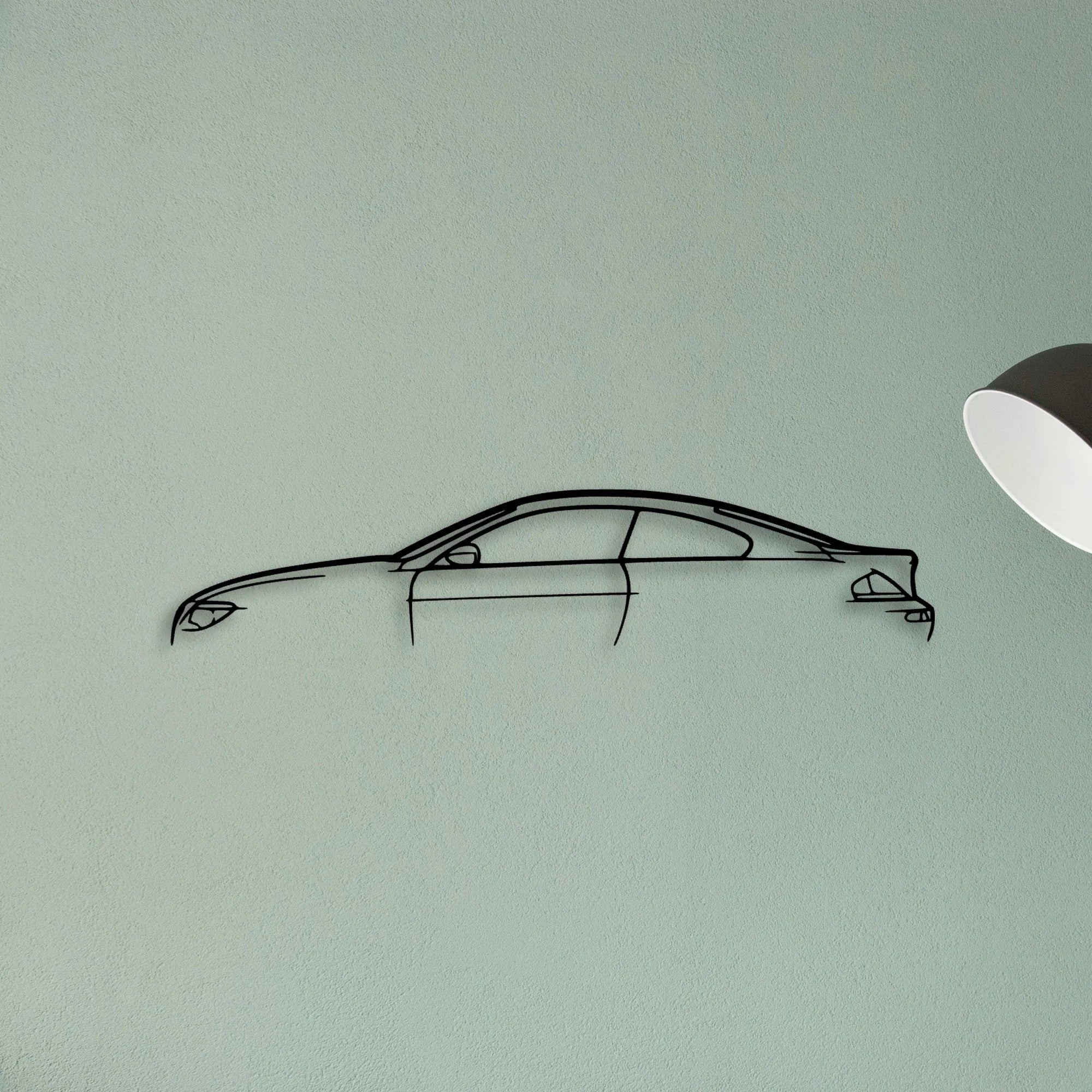 M6 E63 Classic Silhouette Metal Wall Art - Tinvibe