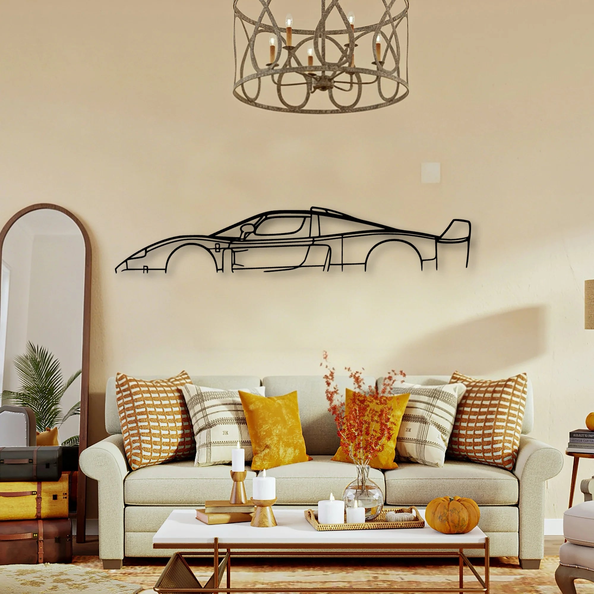 MC12 Classic Silhouette Metal Wall Art - Tinvibe