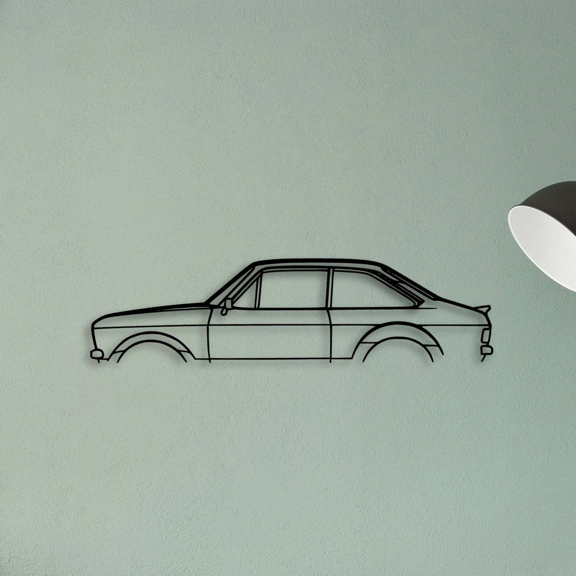 MST Escort MK2 2021 Classic Silhouette Metal Wall Art - Tinvibe