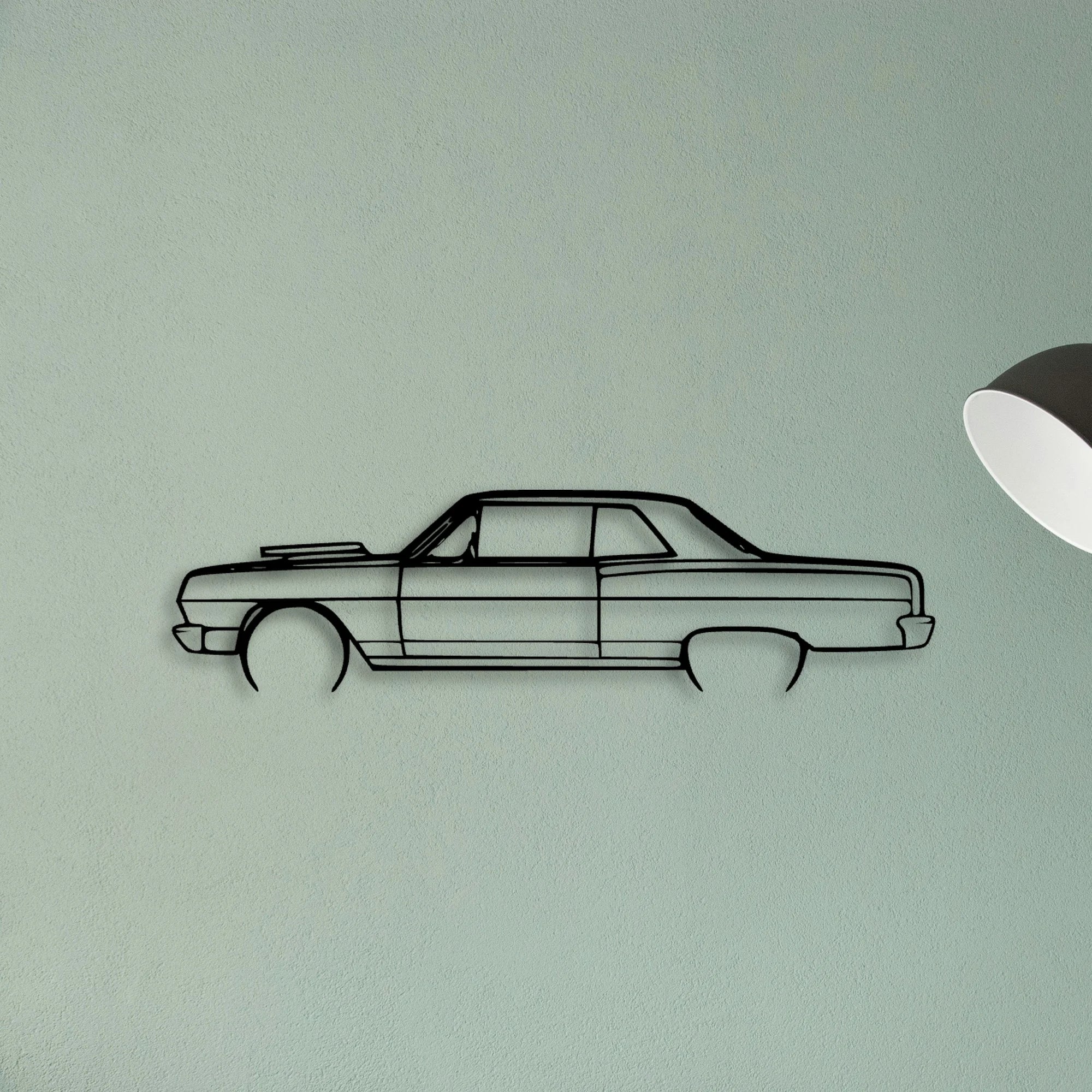 Mali SS 1965 Classic Silhouette Metal Wall Art - Tinvibe