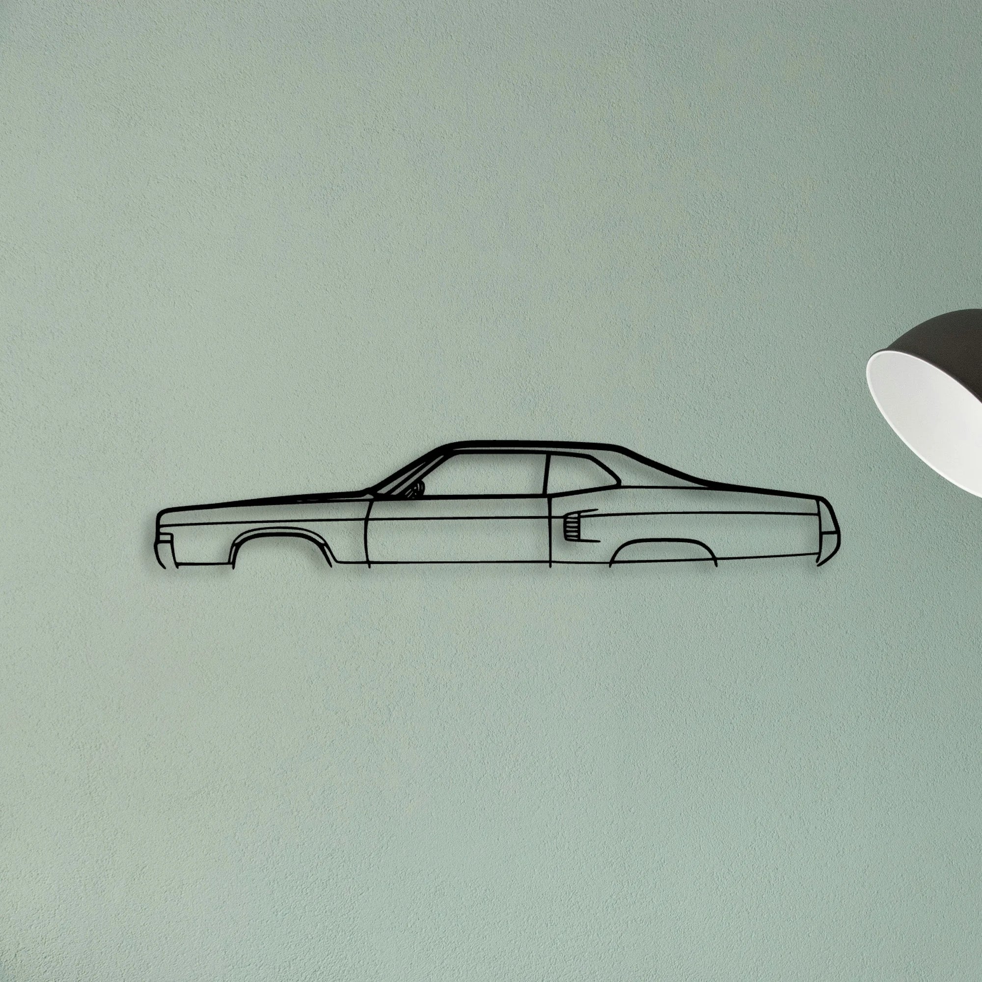 Marauder 1969 Classic Silhouette Metal Wall Art - Tinvibe