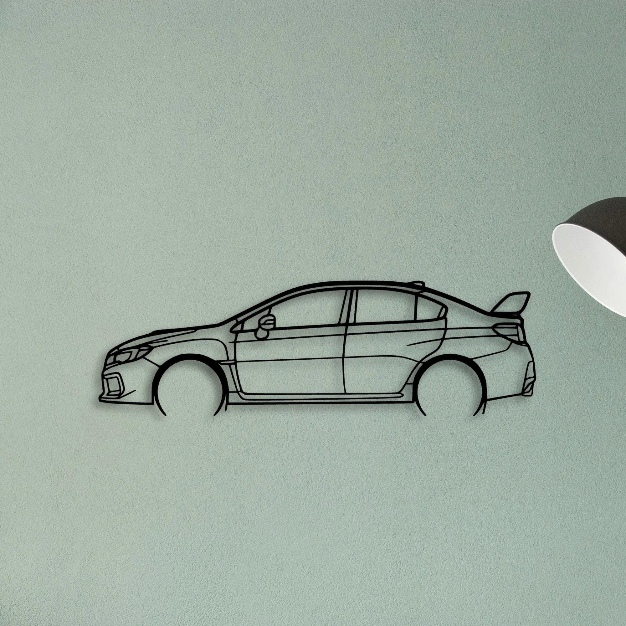 STI VA 2 Classic Silhouette Metal Wall Art - Tinvibe
