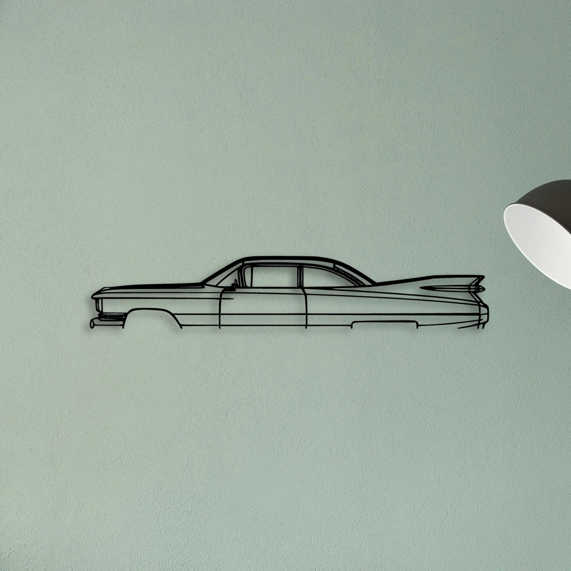 Series 62 1959 Classic Silhouette Metal Wall Art - Tinvibe