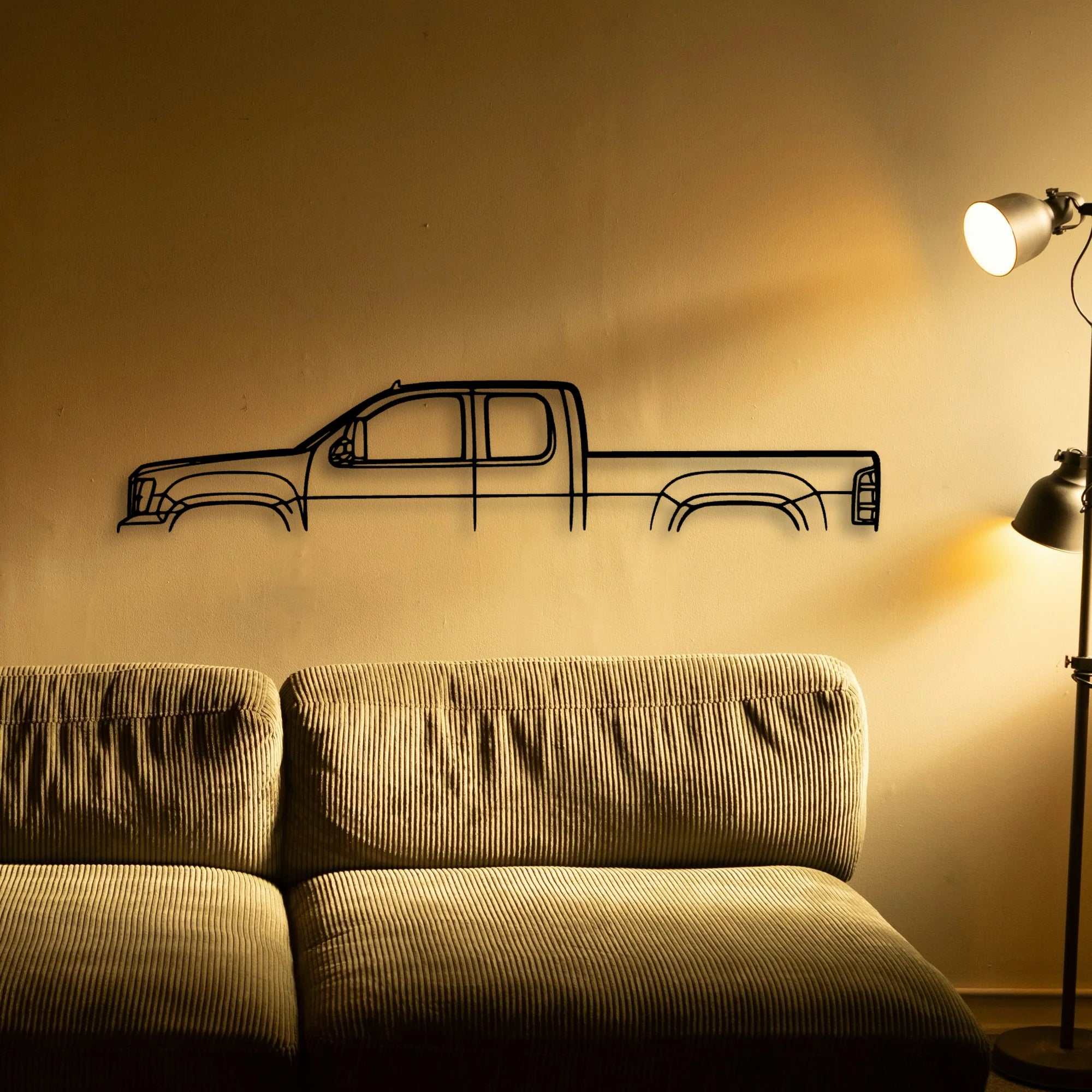 Sierra 2011 Classic Silhouette Metal Wall Art - Tinvibe