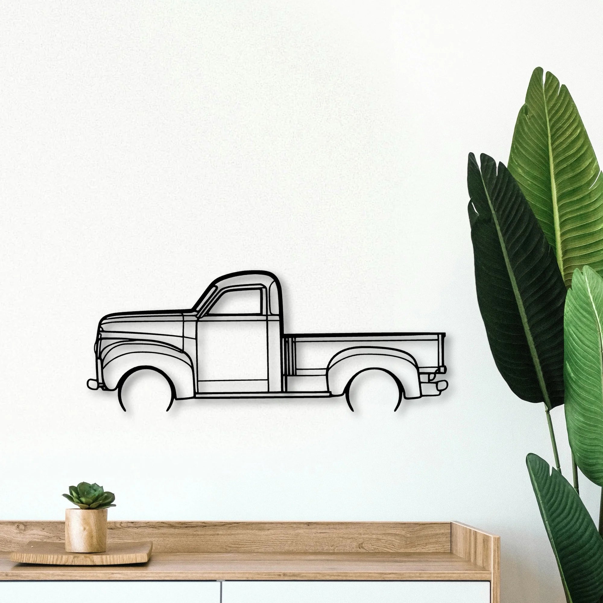 Studebaker M5 Classic Silhouette Metal Wall Art - Tinvibe