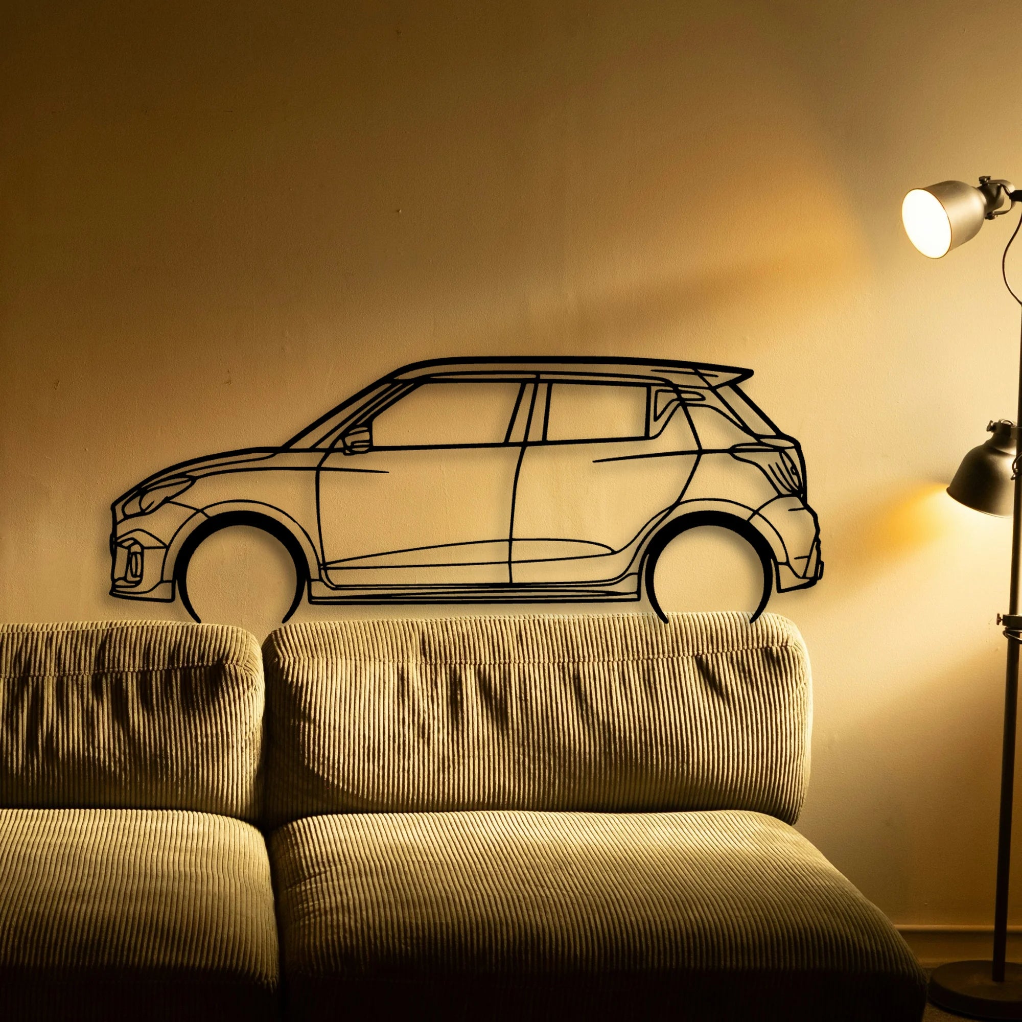 Swift Sport 2022 Classic Silhouette Metal Wall Art - Tinvibe