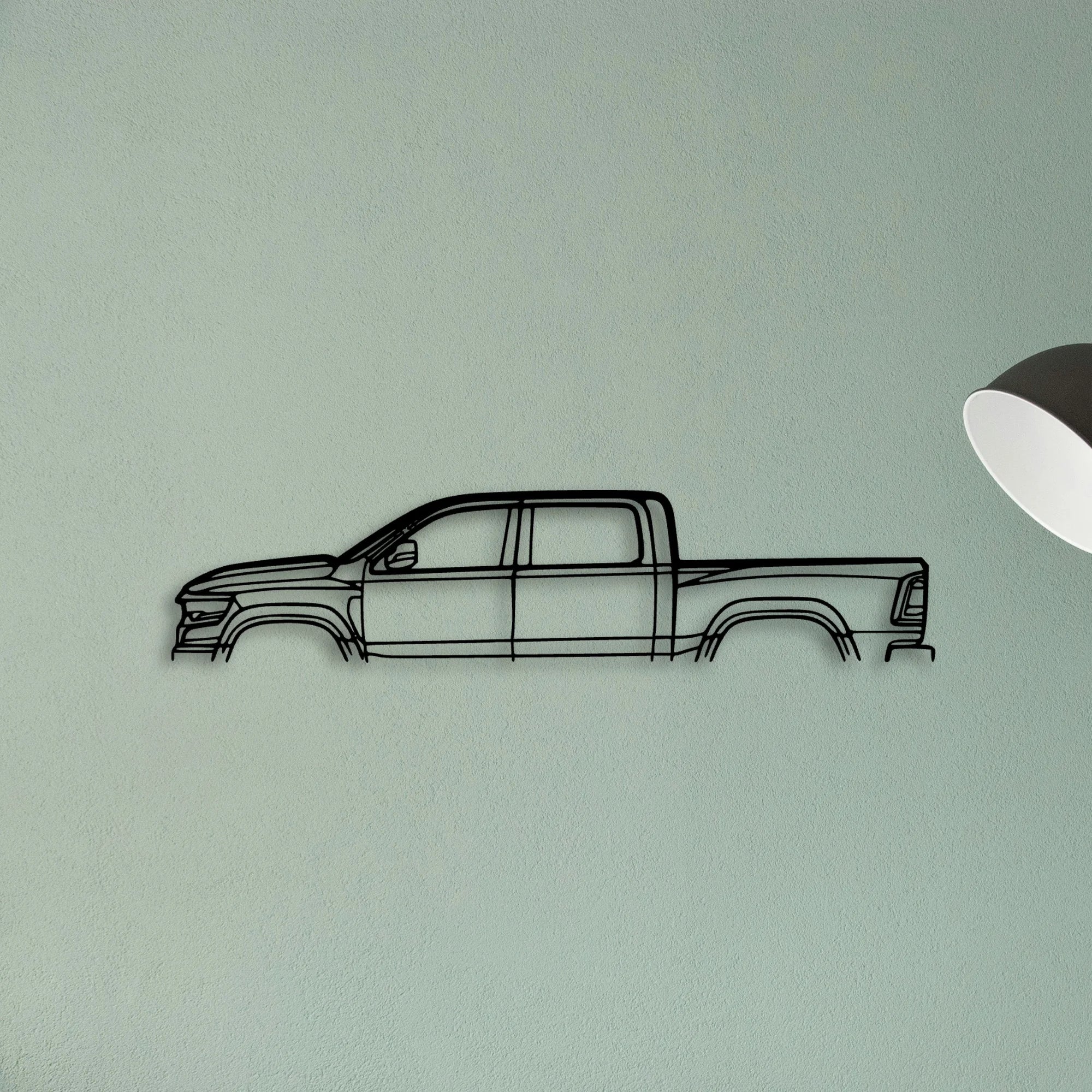 TRX 2021 Classic Silhouette Metal Wall Art - Tinvibe