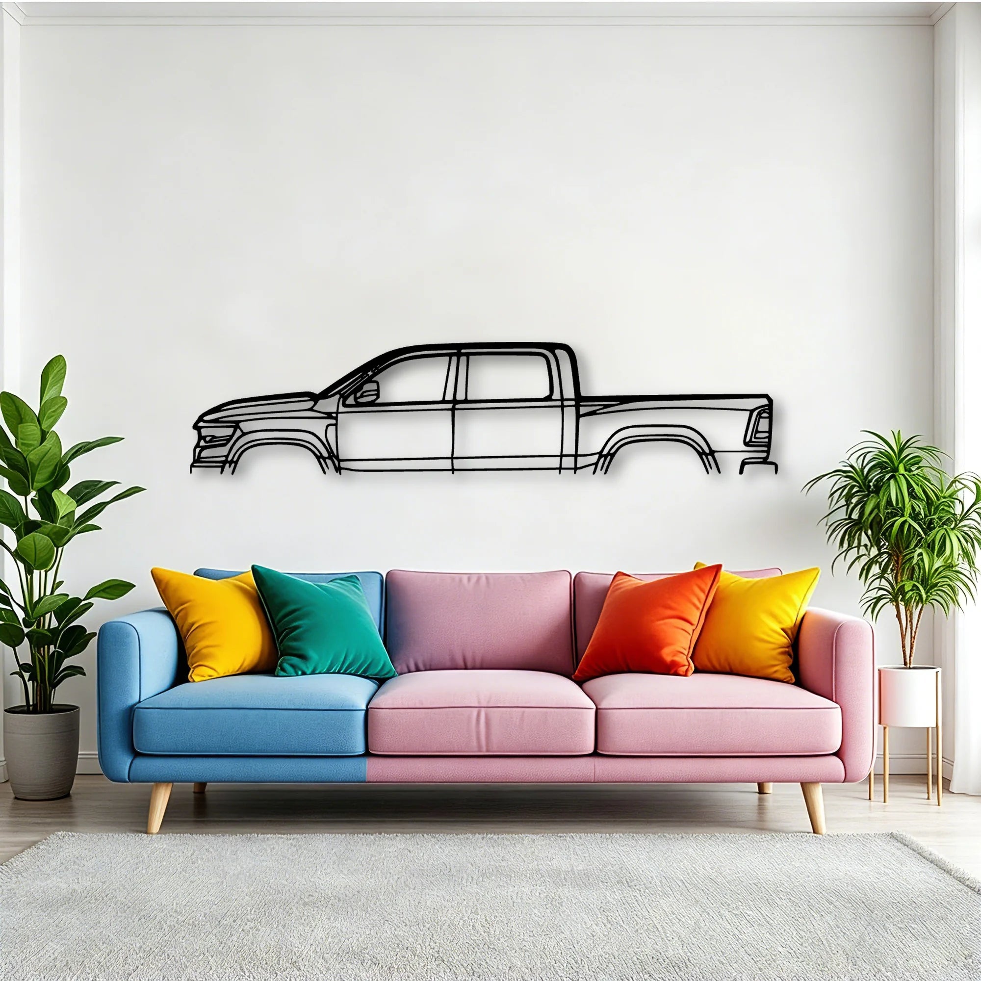 TRX 2021 Classic Silhouette Metal Wall Art - Tinvibe