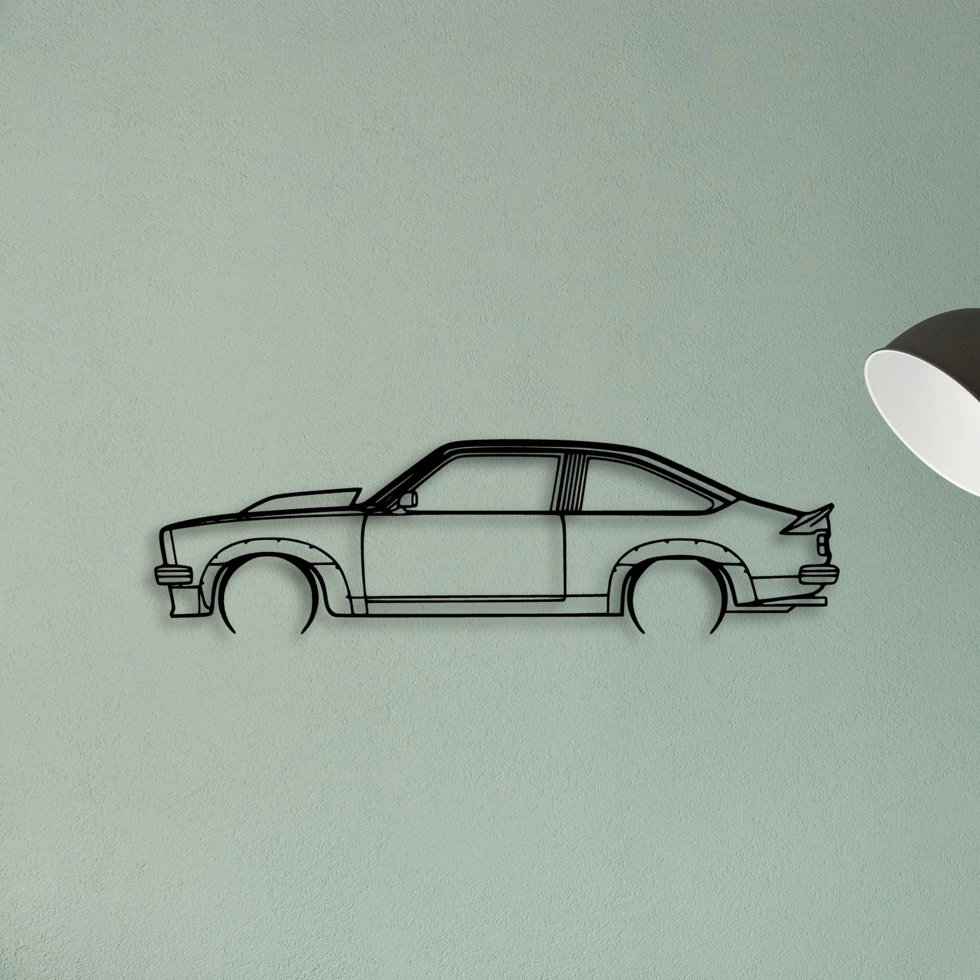 Torana 1977 Classic Silhouette Metal Wall Art - Tinvibe