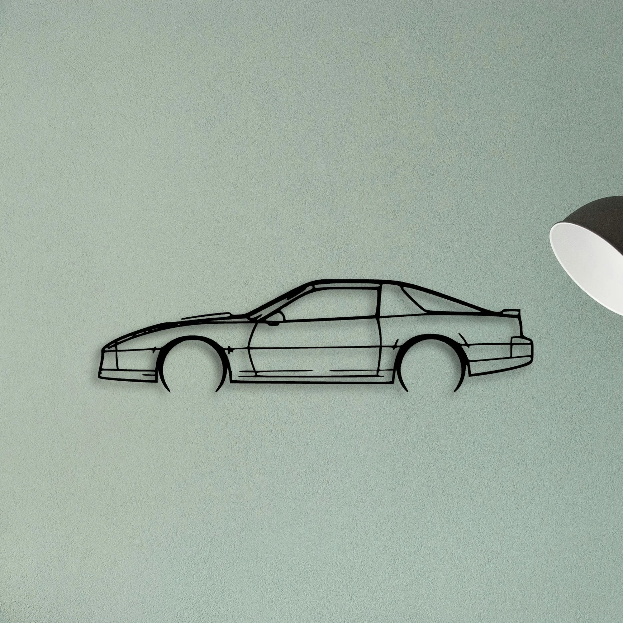 Trans AM 1983 Classic Silhouette Metal Wall Art - Tinvibe