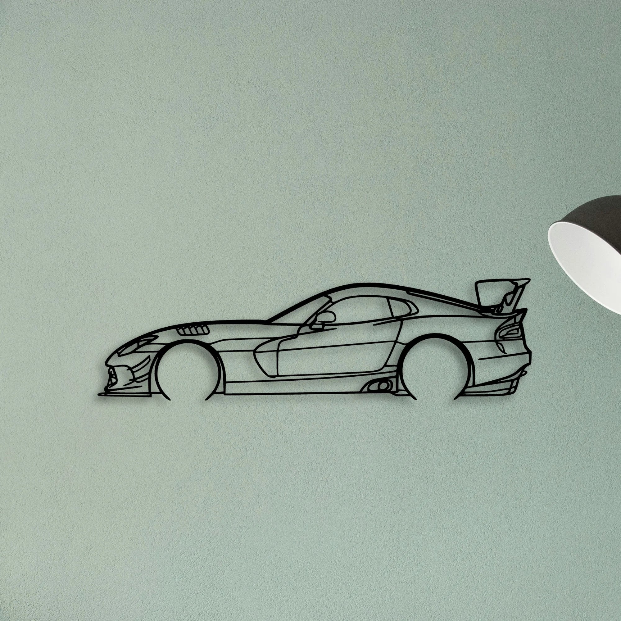 Viper ACR GEN 5 2 Classic Silhouette Metal Wall Art - Tinvibe