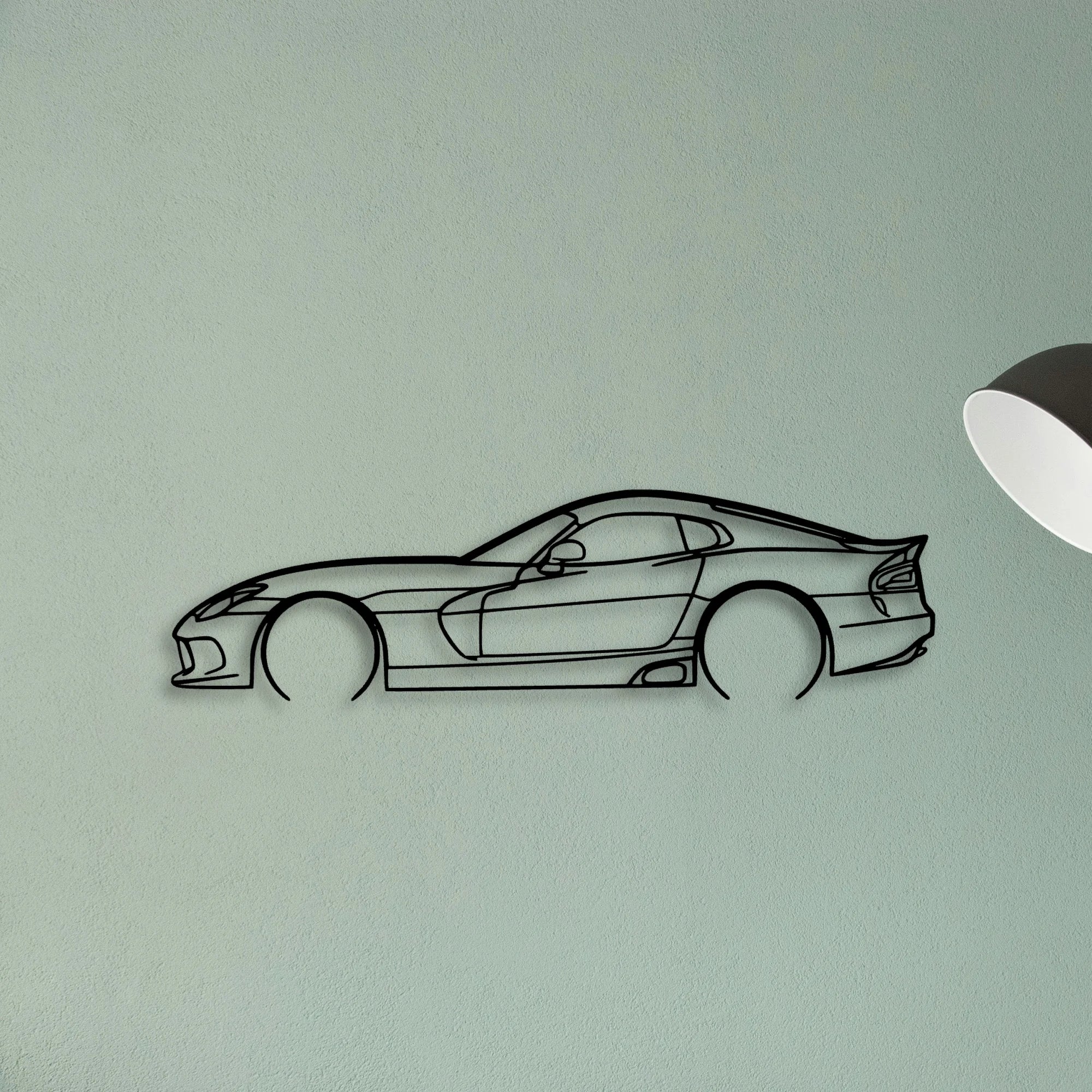 Viper GEN 5 Classic Silhouette Metal Wall Art - Tinvibe