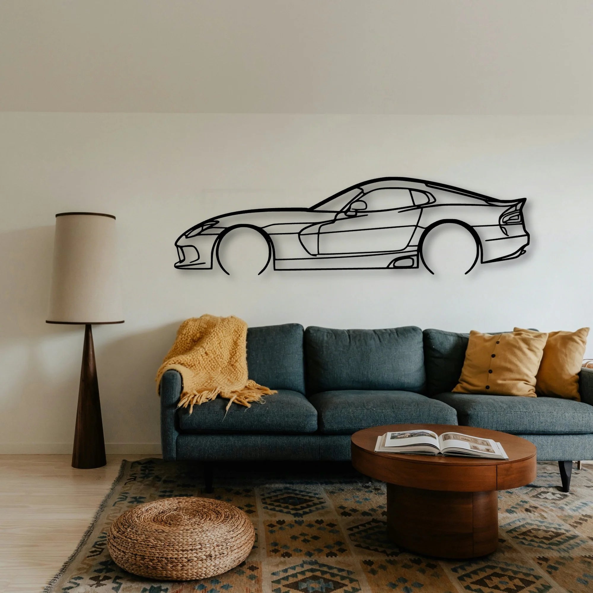 Viper GEN 5 Classic Silhouette Metal Wall Art - Tinvibe