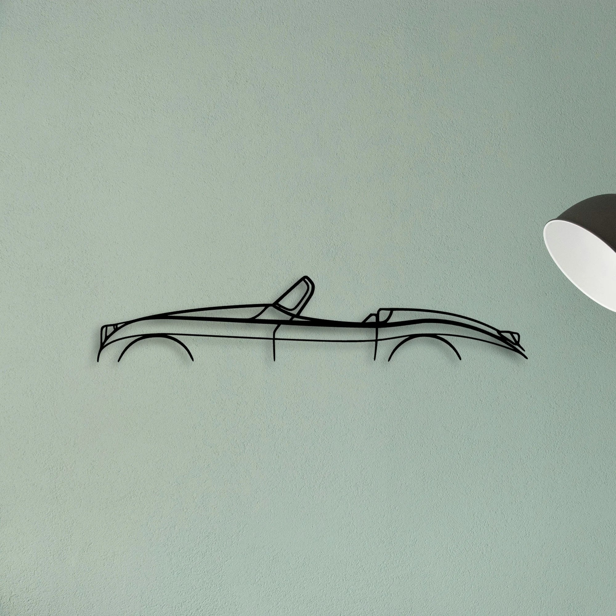 XK150 1959 Classic Silhouette Metal Wall Art - Tinvibe