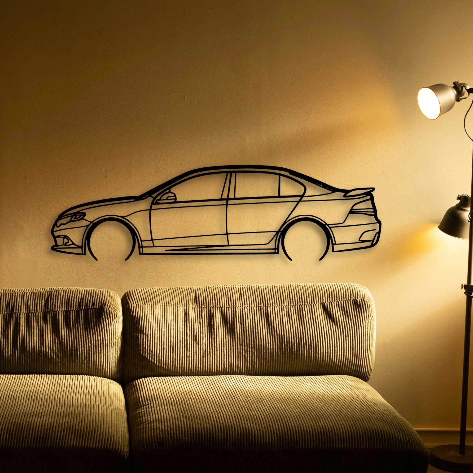 XR50 Turbo 2010 Classic Silhouette Metal Wall Art - Tinvibe