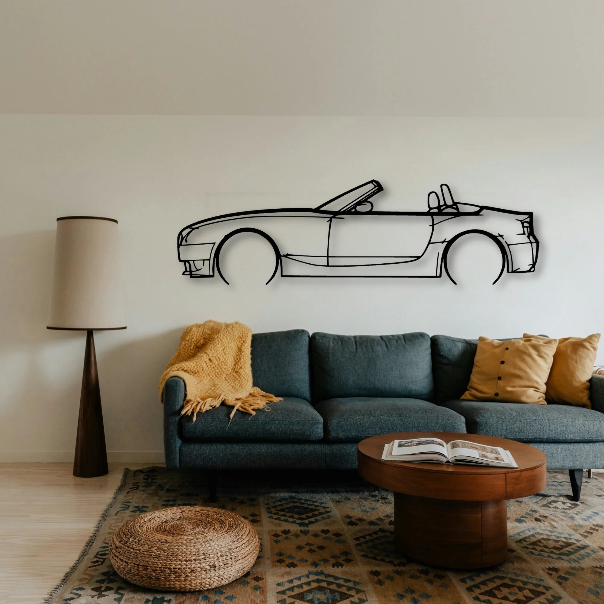 Z4M Roadster E85 2 Classic Silhouette Metal Wall Art - Tinvibe