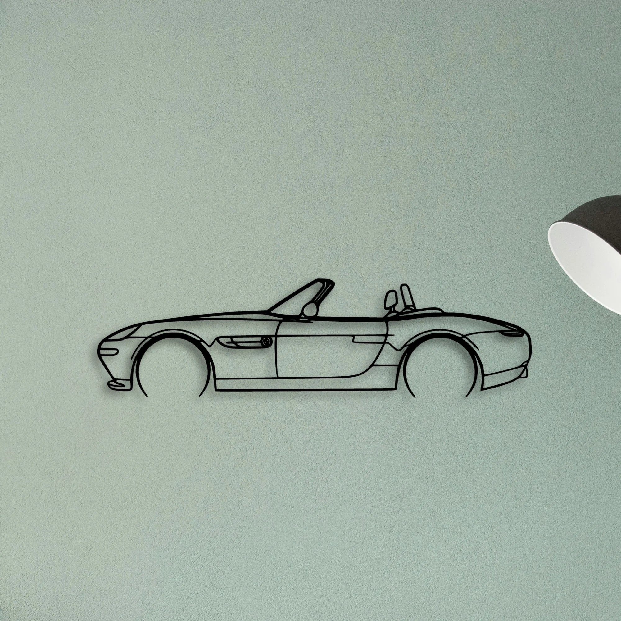 Z8 2 Classic Silhouette Metal Wall Art - Tinvibe