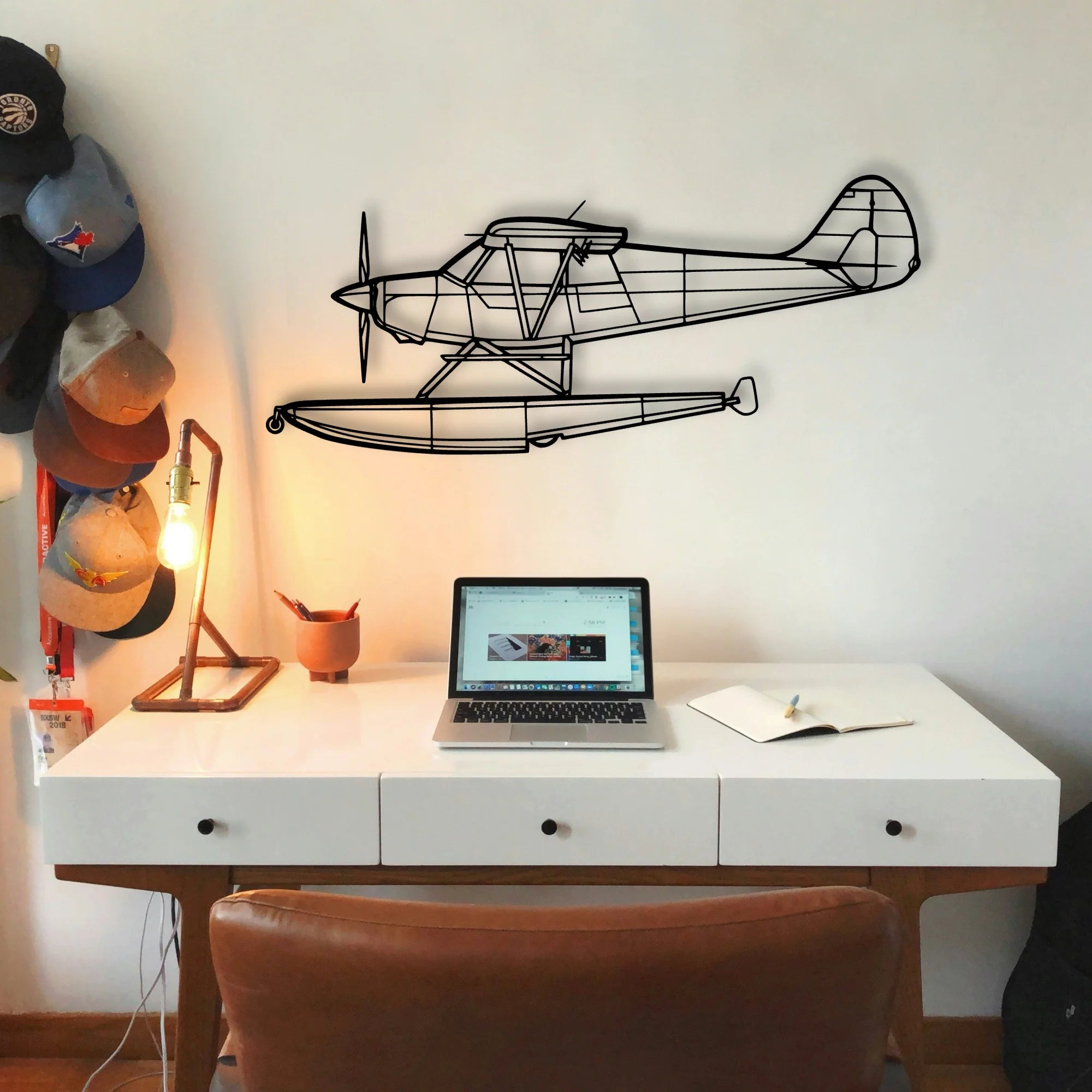 A 1B 1999 Classic Aircraft Silhouette Metal Wall Art - Tinvibe