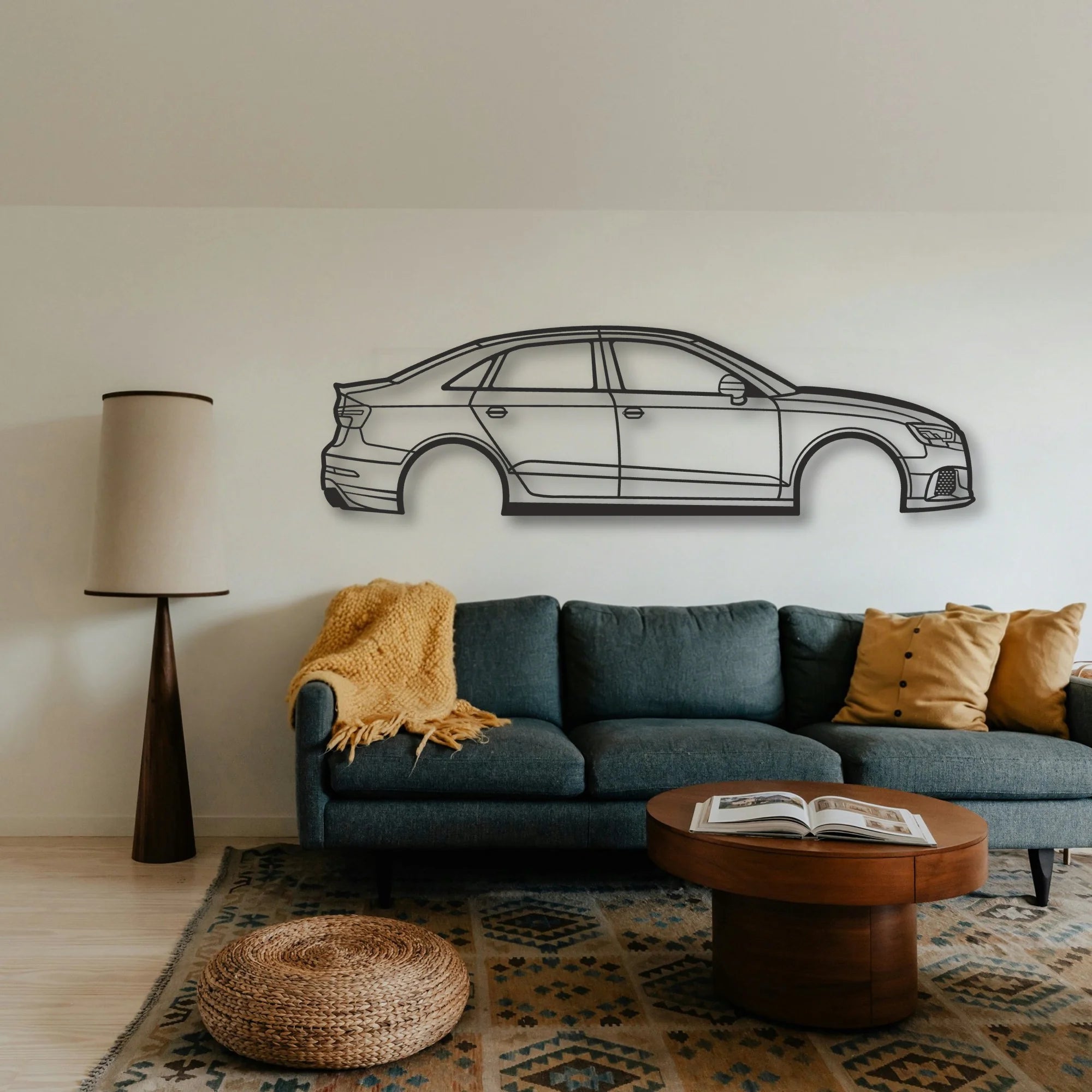 A RS3 Classic Silhouette Metal Wall Art - Tinvibe