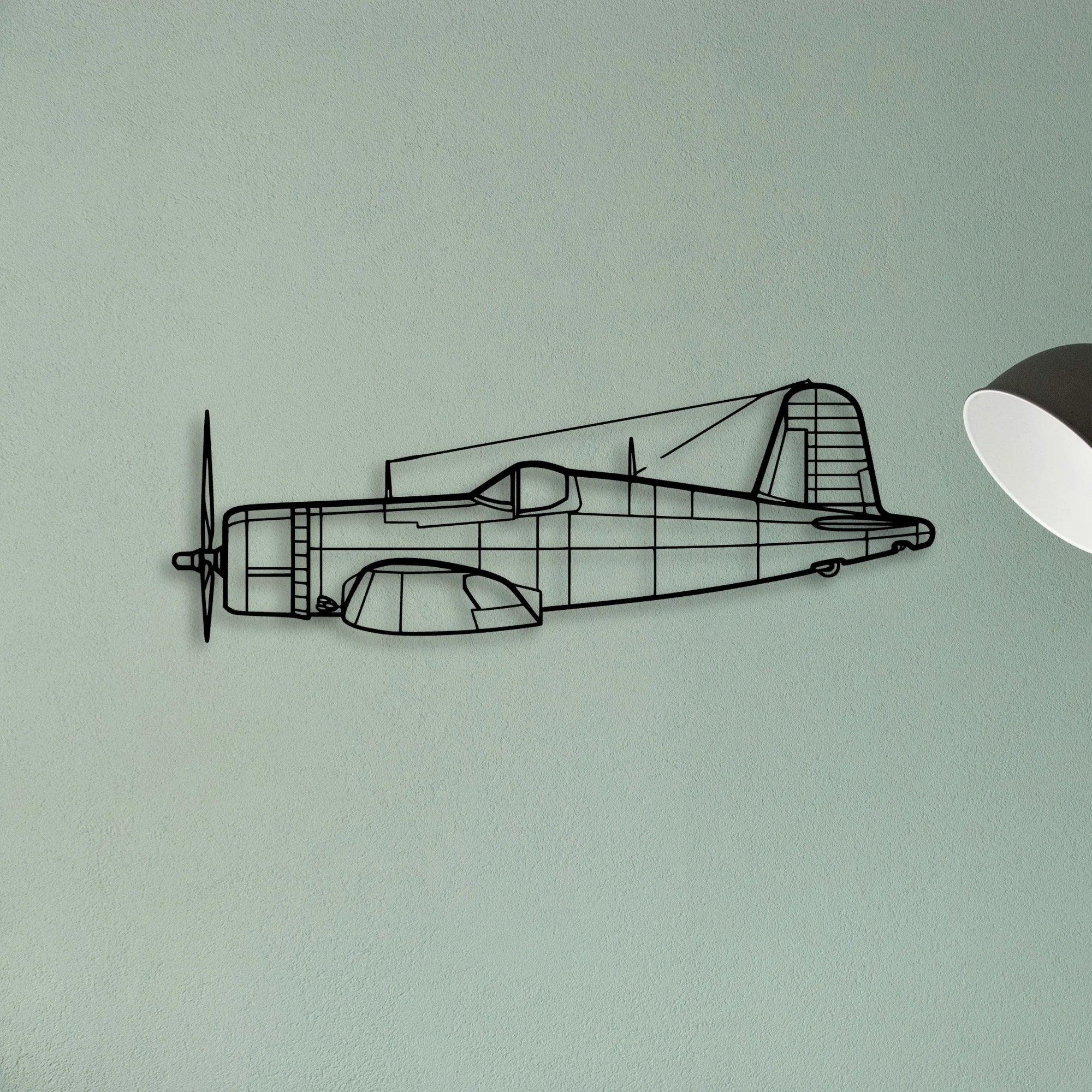 A6M2 Zero Classic Aircraft Silhouette Metal Wall Art - Tinvibe