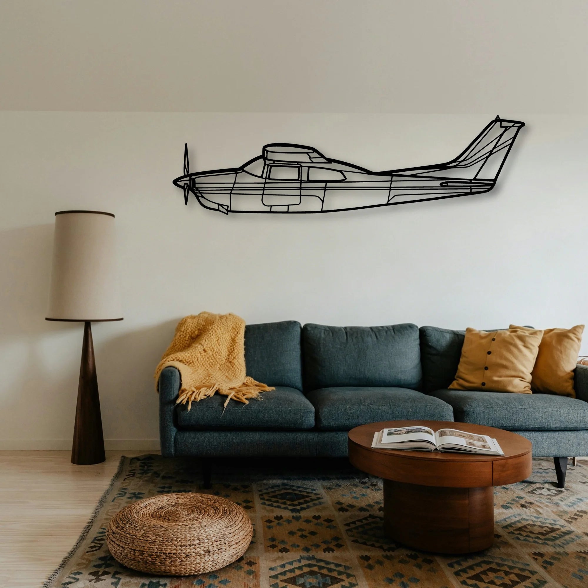 AC 130J Ghostrider 3 Classic Aircraft Silhouette Metal Wall Art - Tinvibe
