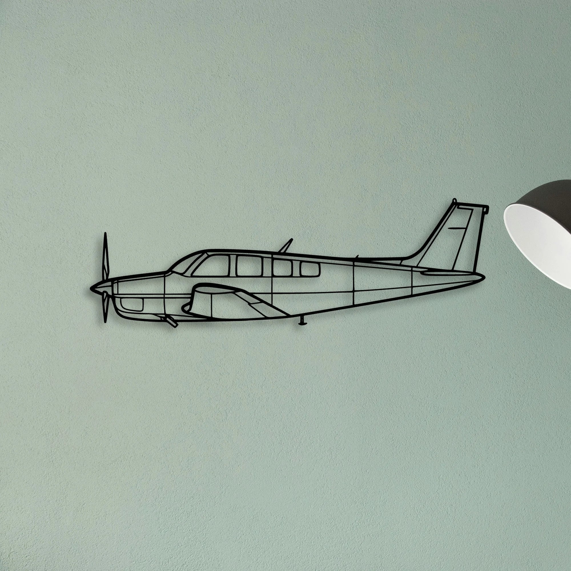Ah 64D Apache 3 Classic Aircraft Silhouette Metal Wall Art - Tinvibe