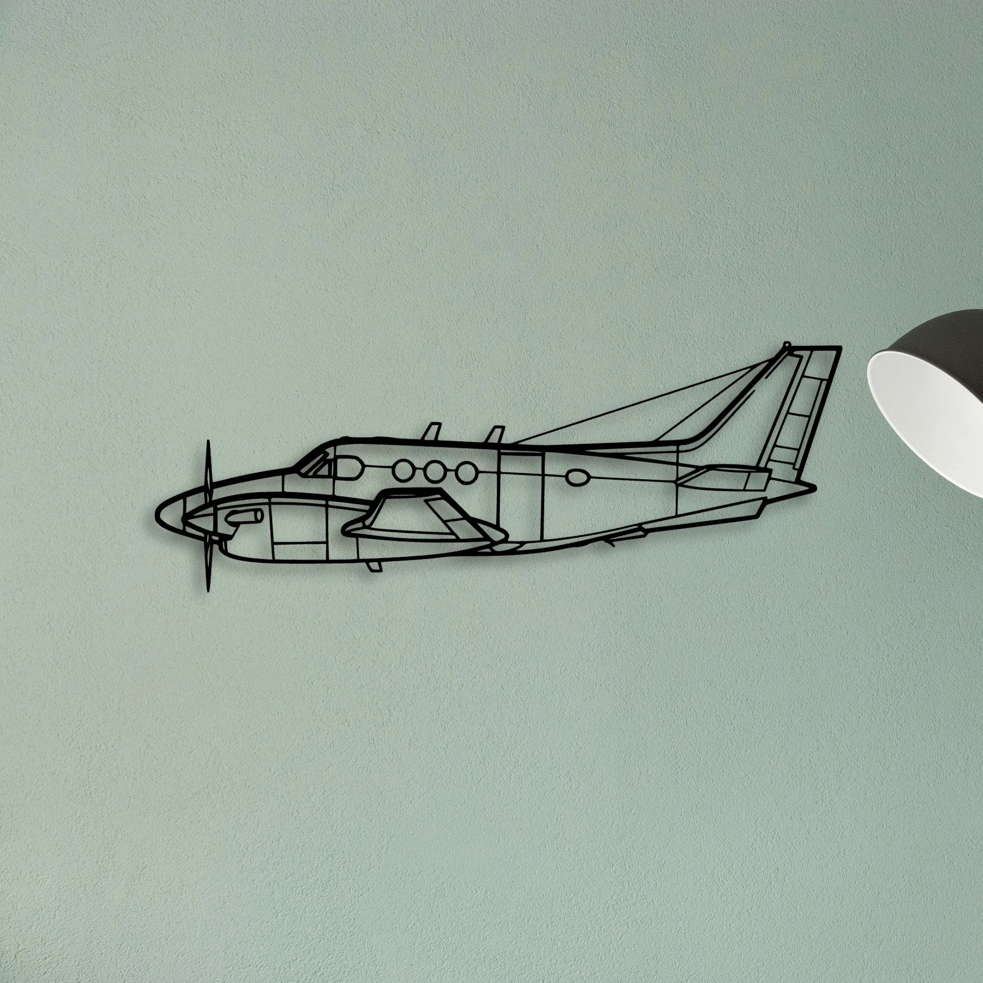 Bac Concorde Classic Aircraft Silhouette Metal Wall Art - Tinvibe