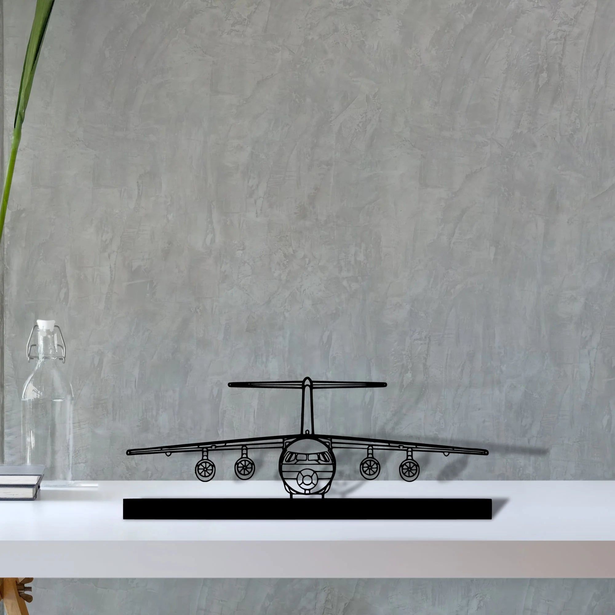 bae-146 Silhouette Metal Art Stand - Tinvibe