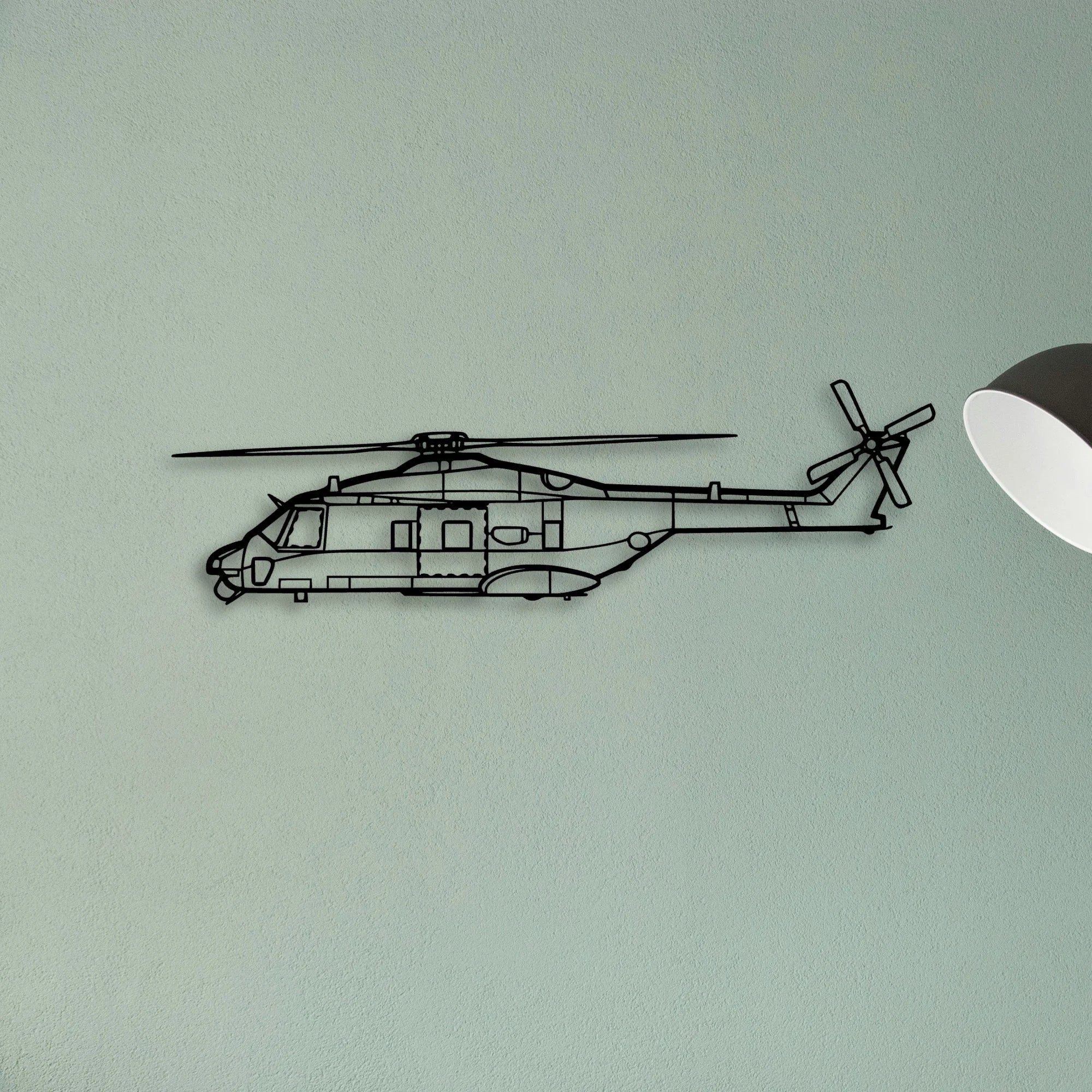 C 130H Hercules 2 Classic Aircraft Silhouette Metal Wall Art - Tinvibe