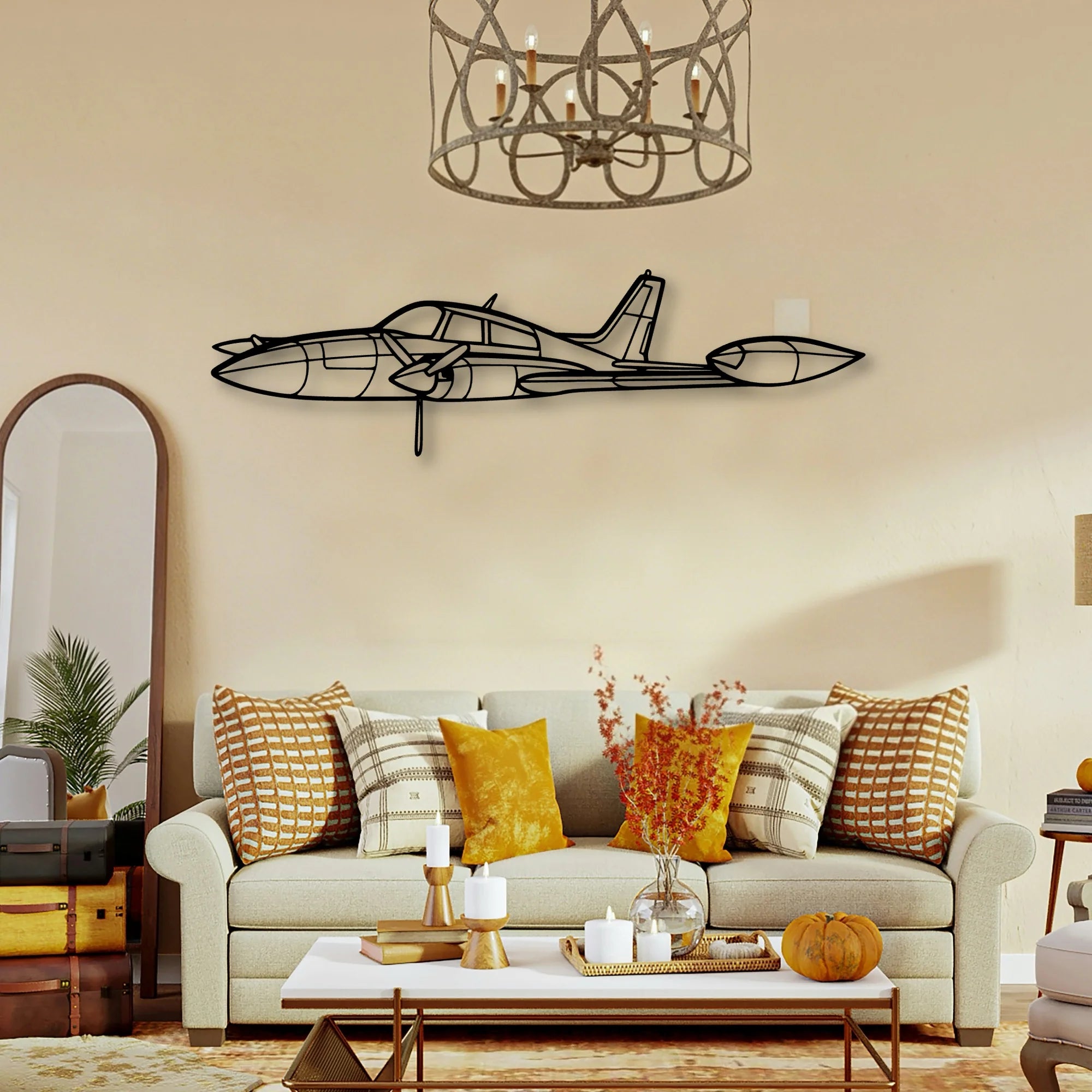 C 130H Hercules Classic Aircraft Silhouette Metal Wall Art - Tinvibe