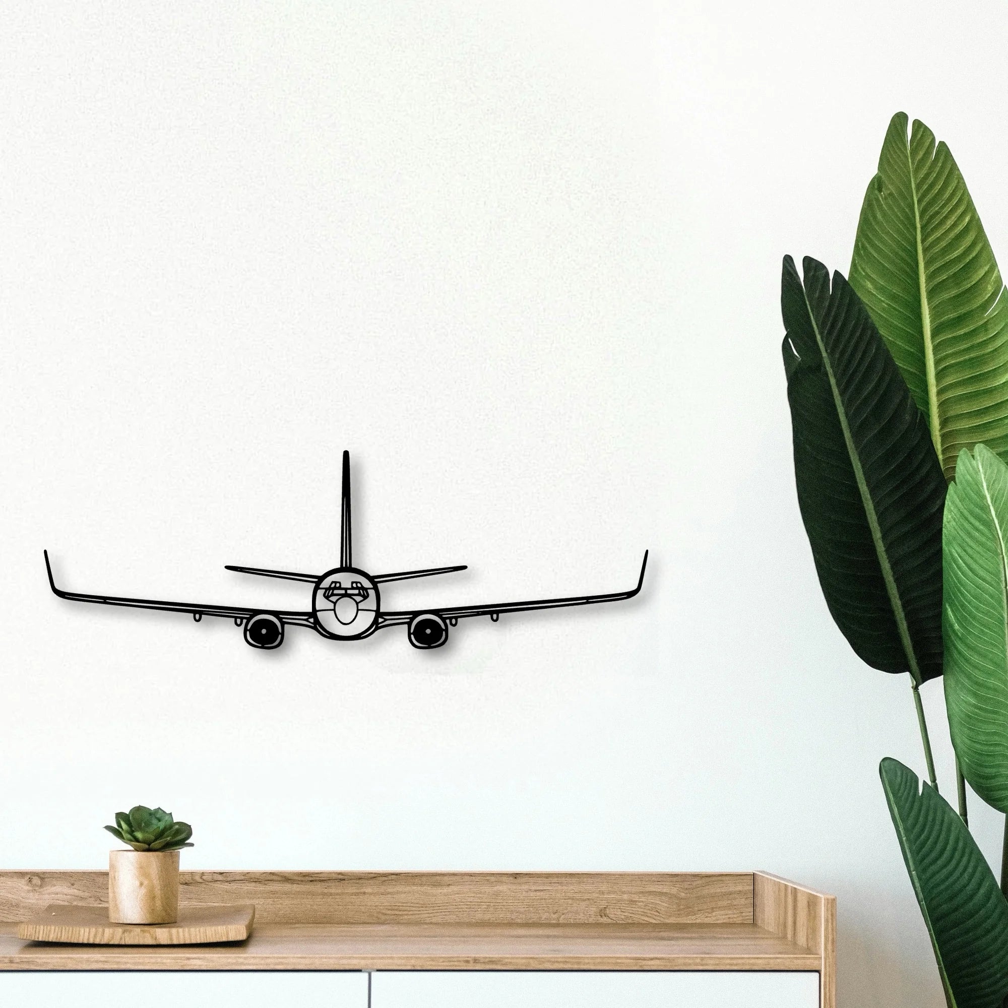 C 40A Clipper Classic Aircraft Silhouette Metal Wall Art - Tinvibe