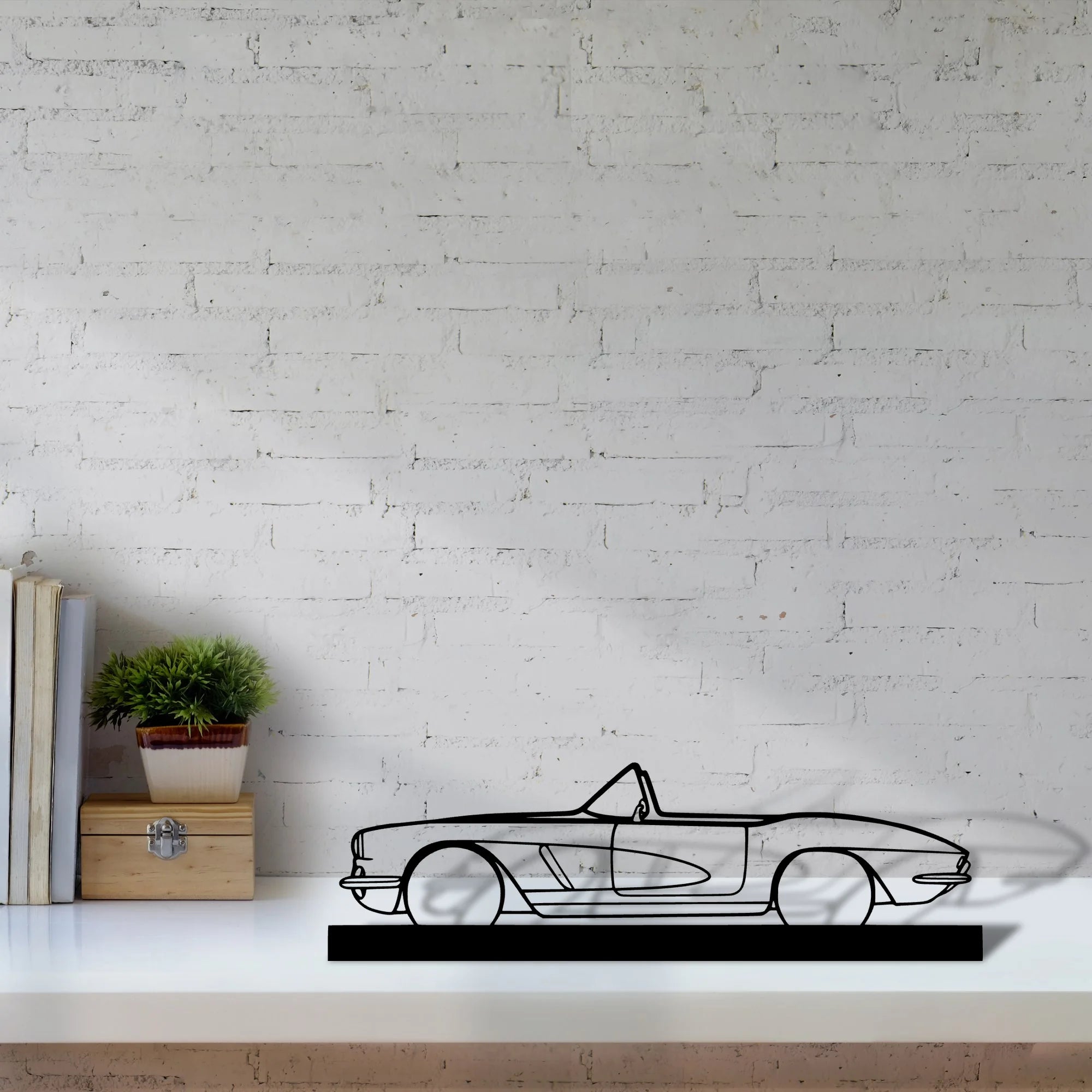 c1-1962 Silhouette Metal Art Stand - Tinvibe