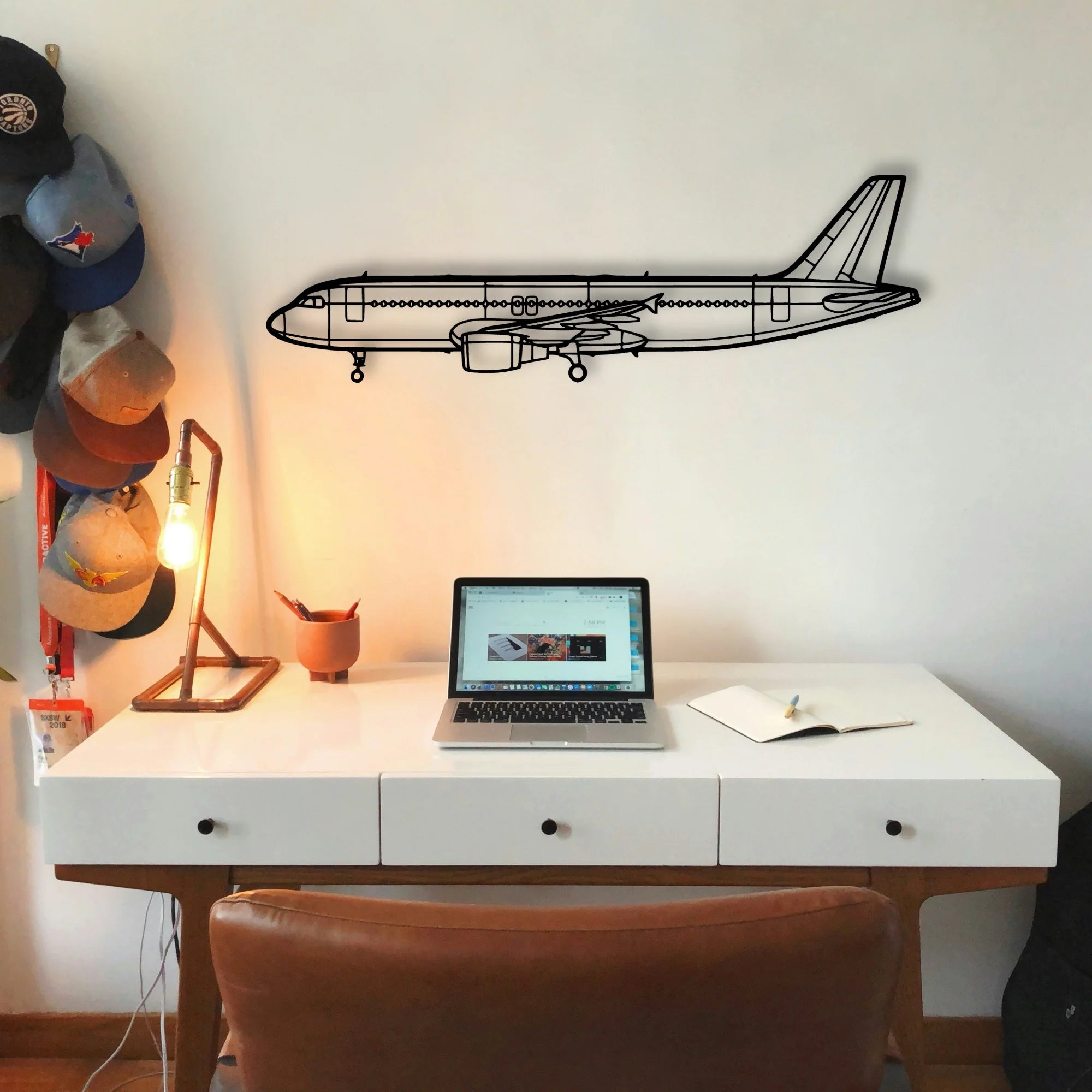 C208B Grand Caravan Classic Aircraft Silhouette Metal Wall Art - Tinvibe