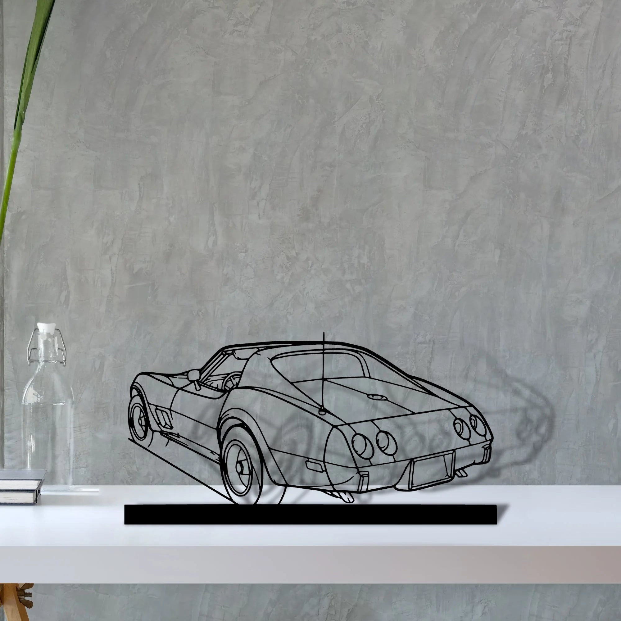 c3-1976 Silhouette Metal Art Stand - Tinvibe