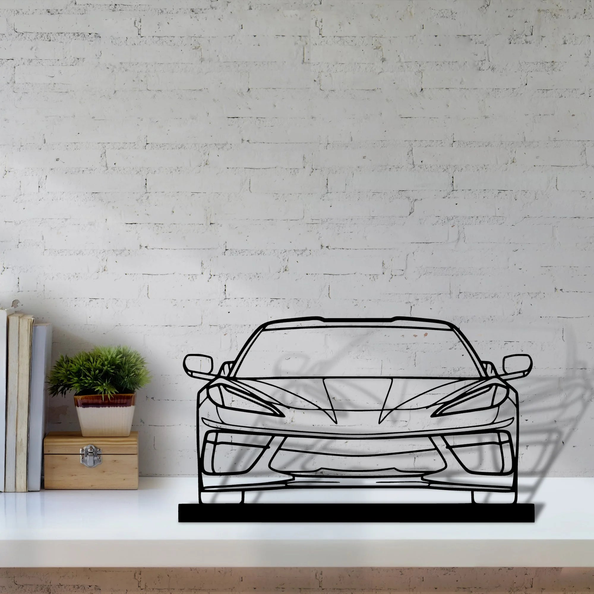c8-2 Silhouette Metal Art Stand - Tinvibe