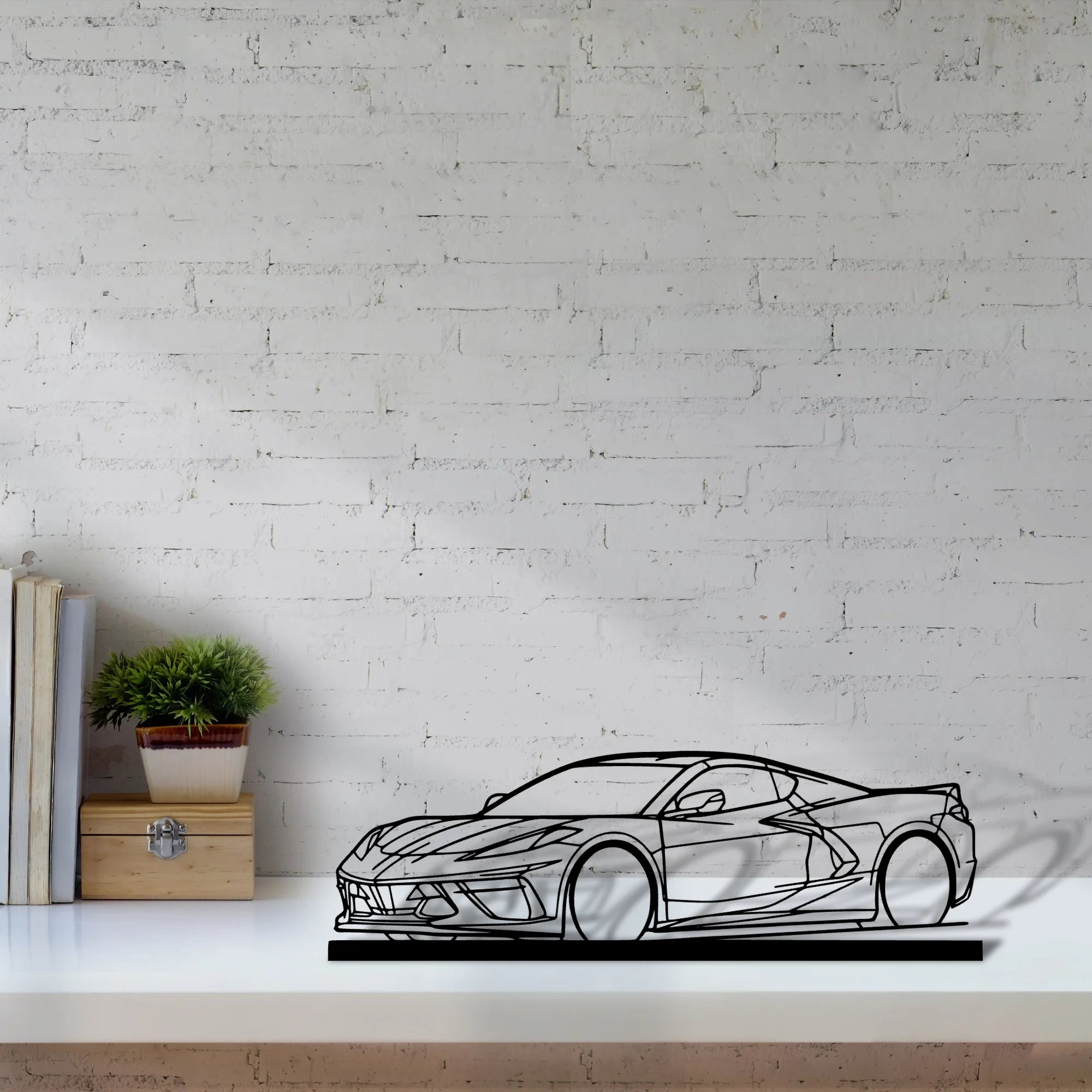 c8-3 Silhouette Metal Art Stand - Tinvibe