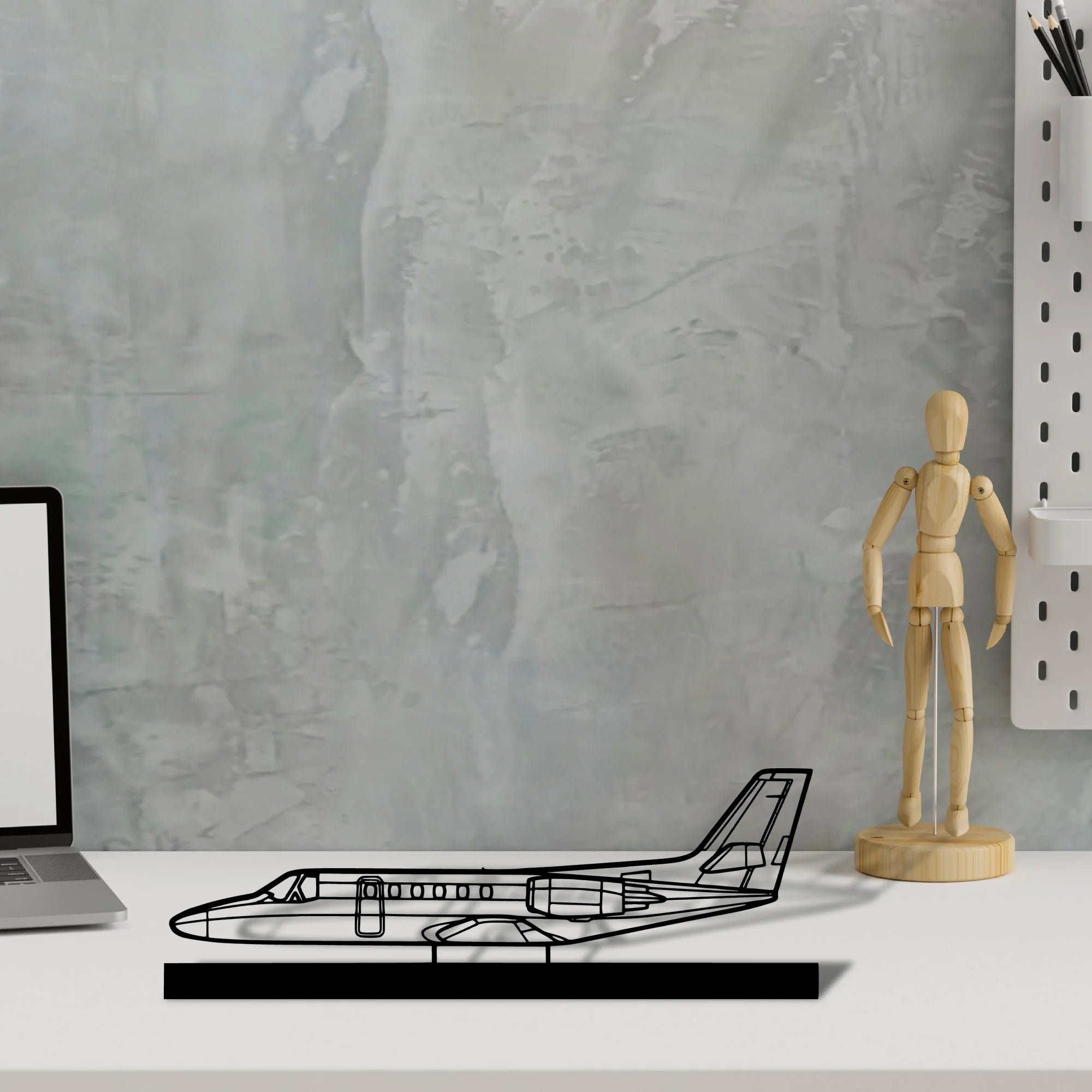 citation-ii Silhouette Metal Art Stand - Tinvibe
