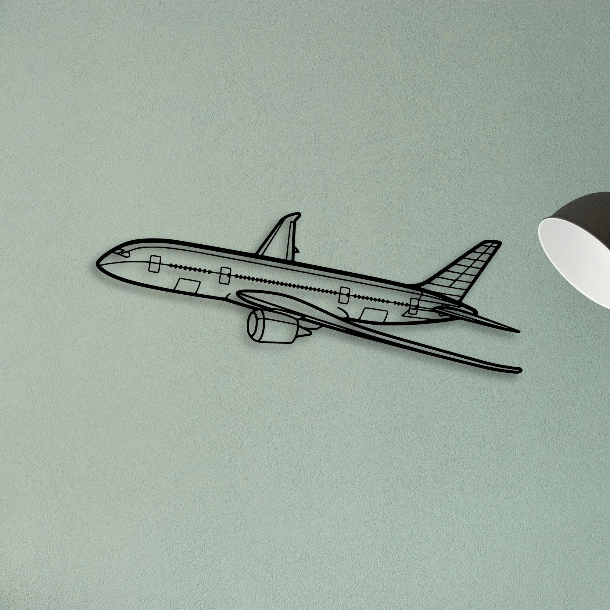CJ3 4 Classic Aircraft Silhouette Metal Wall Art - Tinvibe